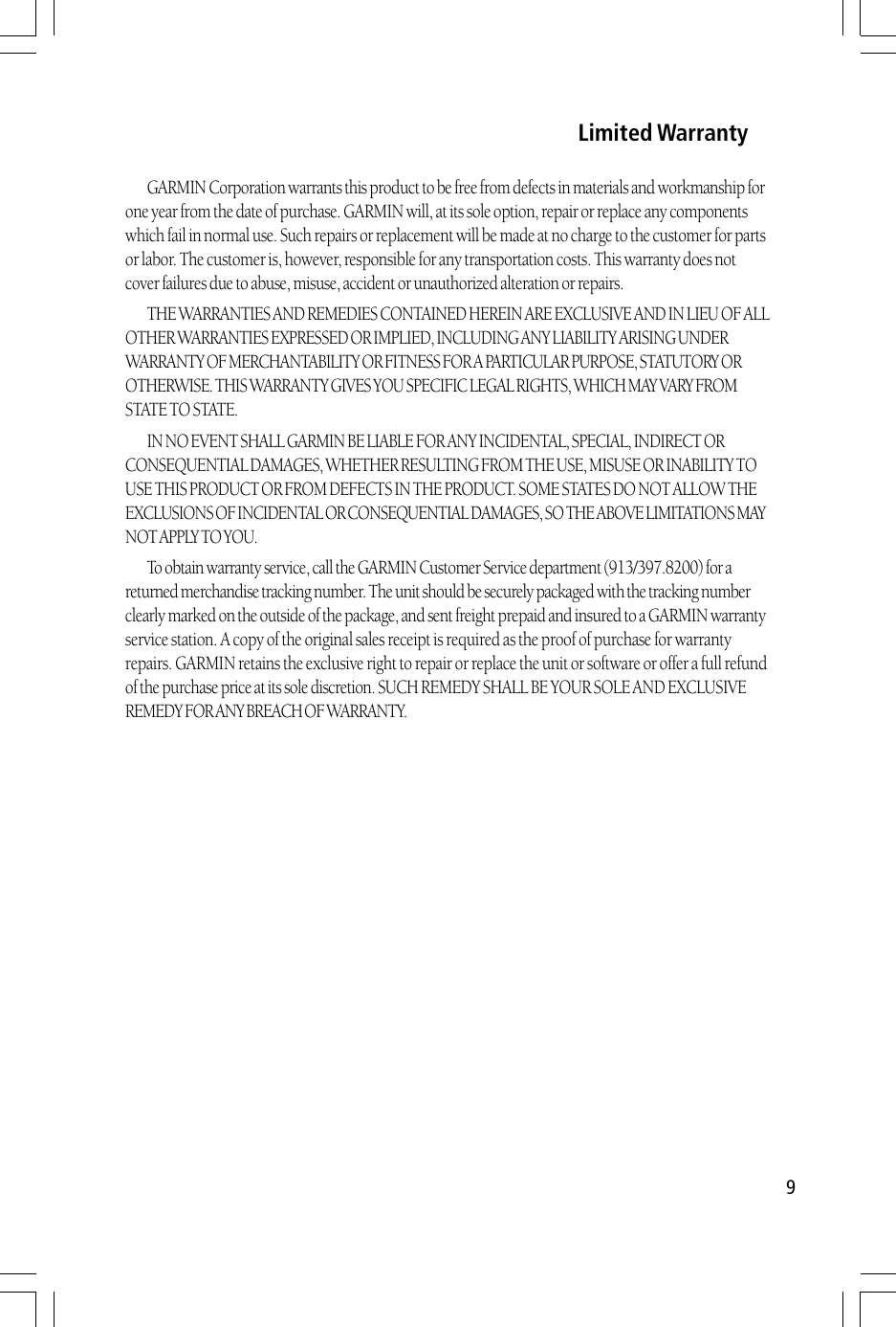 Page 9 of 12 - Garmin Garmin-Gma-340-Pilots-Guide-  Garmin-gma-340-pilots-guide