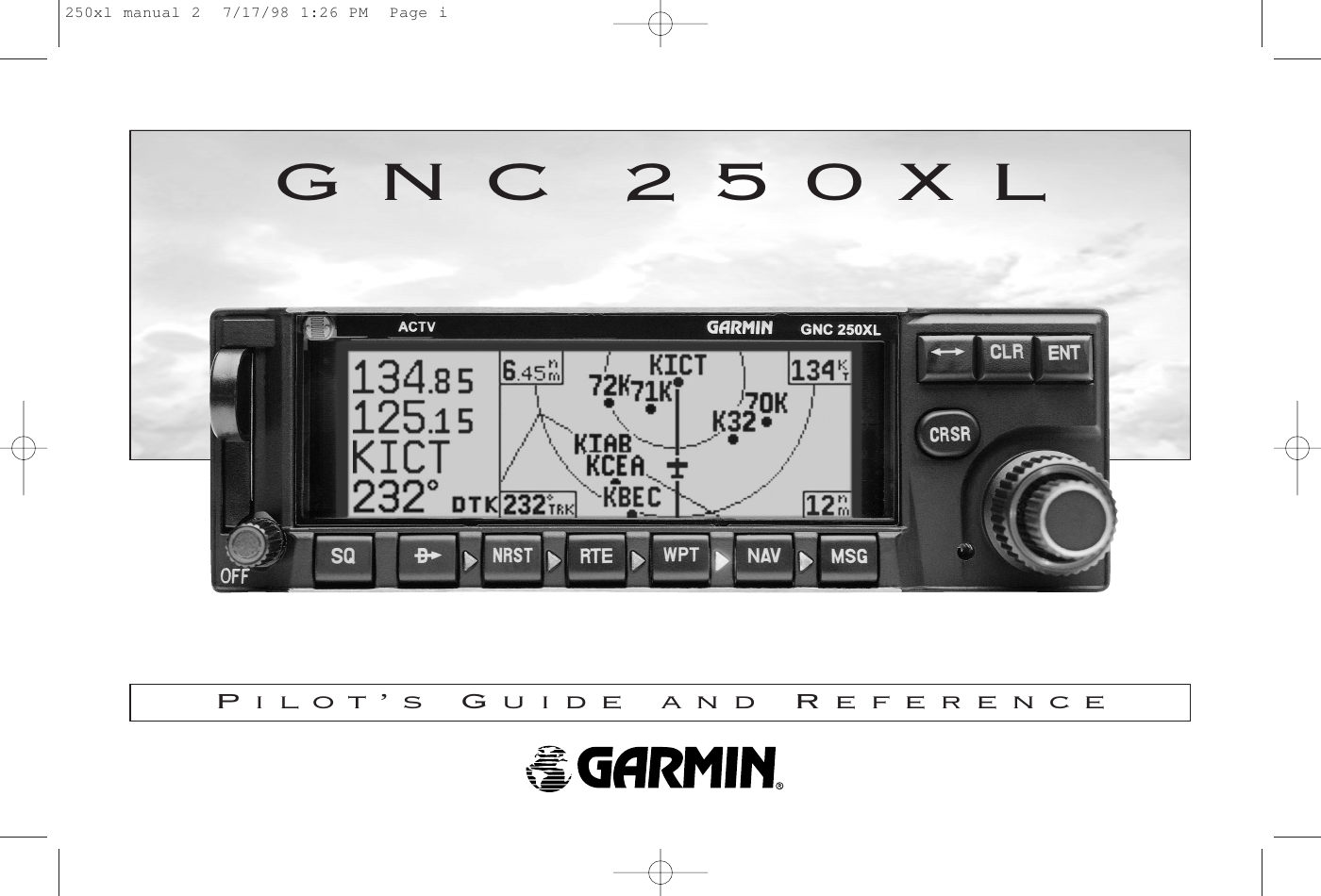 Garmin Gnc 250xl Users Manual 2