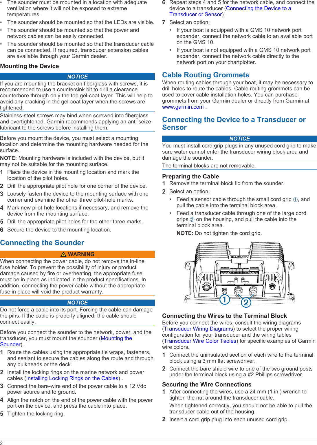 Page 2 of 6 - Garmin Garmin-Gsd-26-Installation-Instructions-  Garmin-gsd-26-installation-instructions