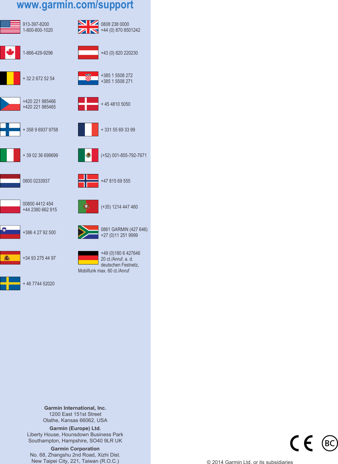 Page 8 of 8 - Garmin Garmin-Pro-550-Owners-Manual-  Garmin-pro-550-owners-manual