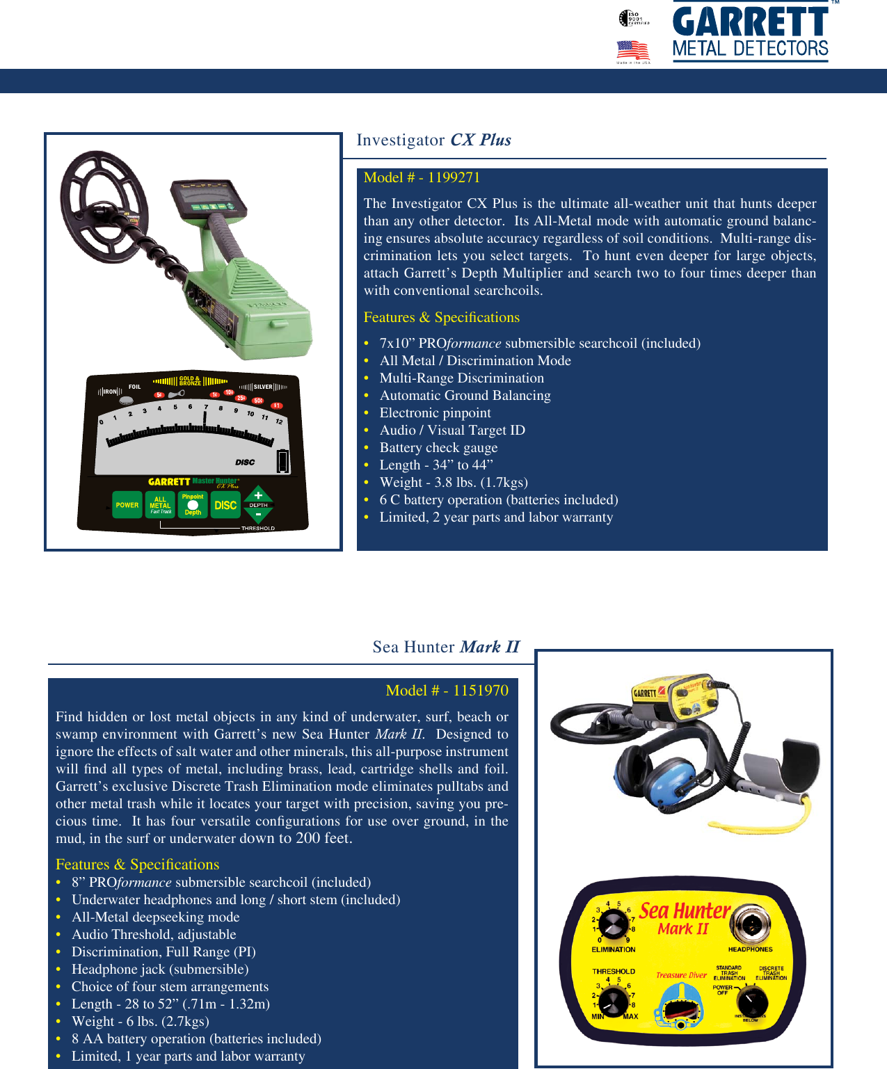 Page 3 of 4 - Garrett-Metal-Detectors Garrett-Metal-Detectors-Crime-Scene-1140070-Users-Manual-  Garrett-metal-detectors-crime-scene-1140070-users-manual