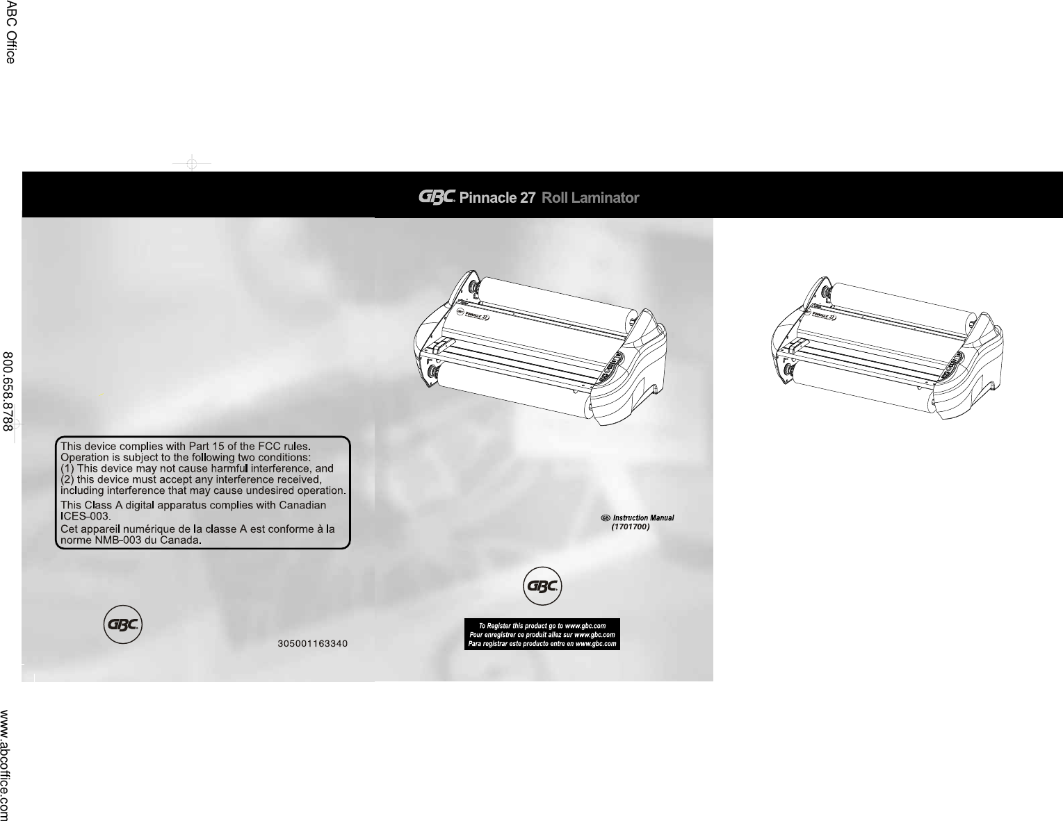 Page 5 of 8 - Gbc Gbc-Ezload-Pinnacle-27-Instruction-Manual- 305001163310V1  Gbc-ezload-pinnacle-27-instruction-manual