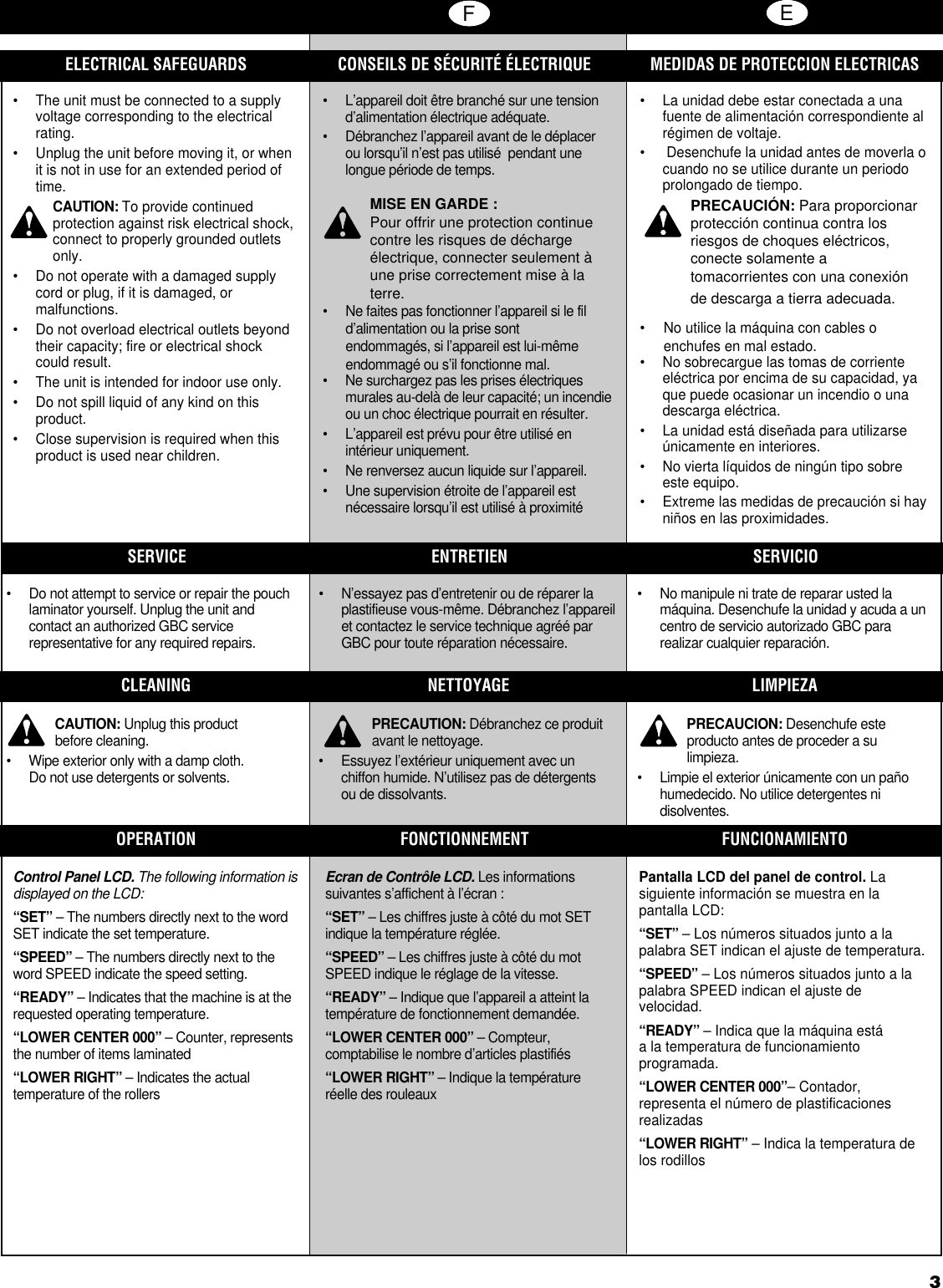Page 3 of 7 - Gbc Gbc-H525-Users-Manual- HeatSeal H525 Op Instructions  Gbc-h525-users-manual