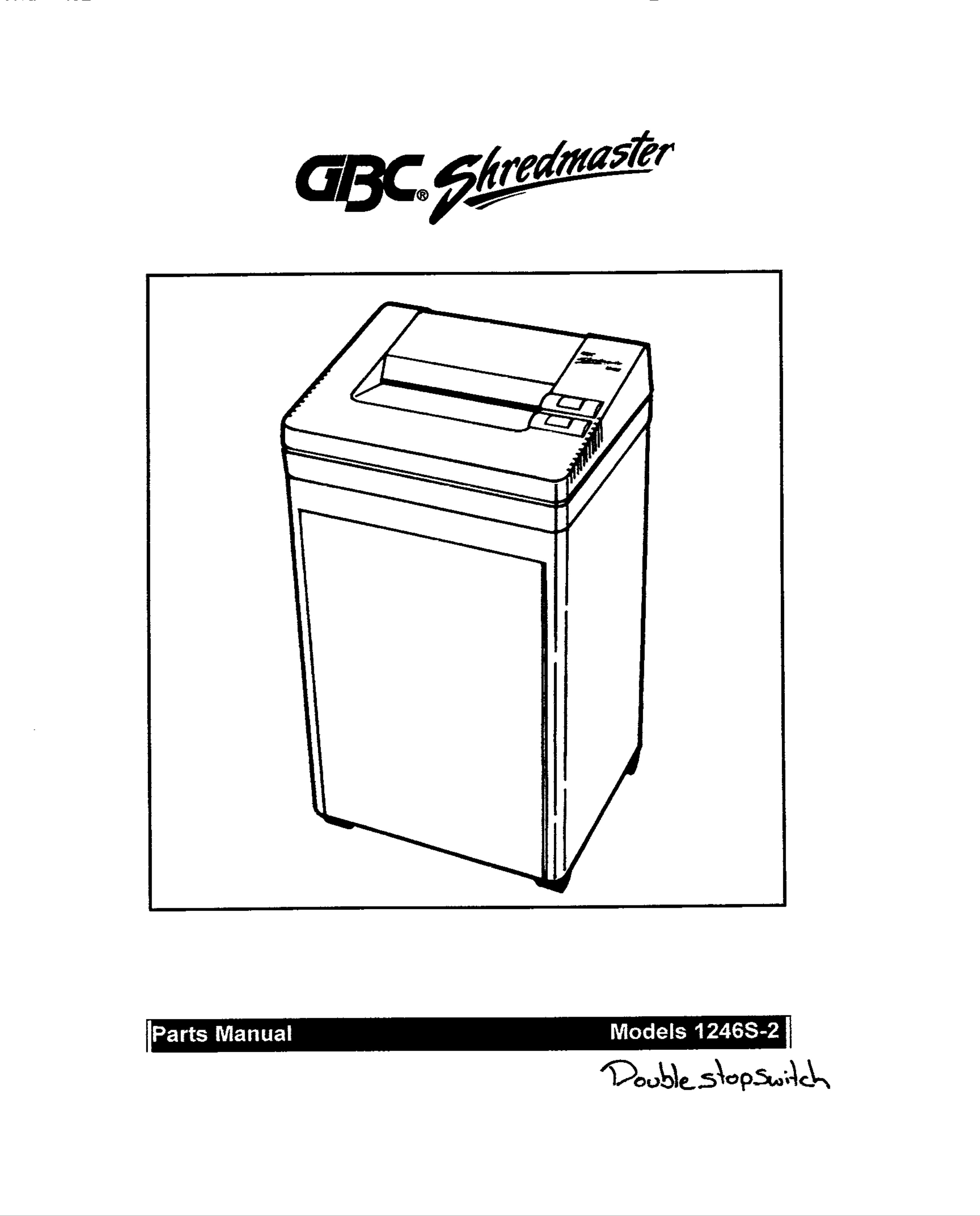 Page 1 of 10 - Gbc Gbc-Shredmaster-1246S-2-Users-Manual-  Gbc-shredmaster-1246s-2-users-manual