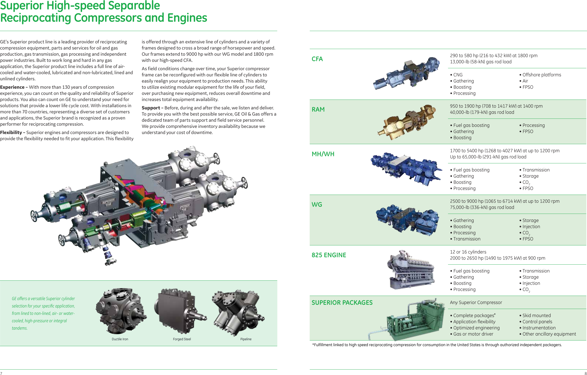 Page 4 of 6 - Ge-Appliances Ge-Ajax-Integral-And-Separable-Reciprocating-Compressor-Portfolio-Gea31391-Brochure-  Ge-ajax-integral-and-separable-reciprocating-compressor-portfolio-gea31391-brochure