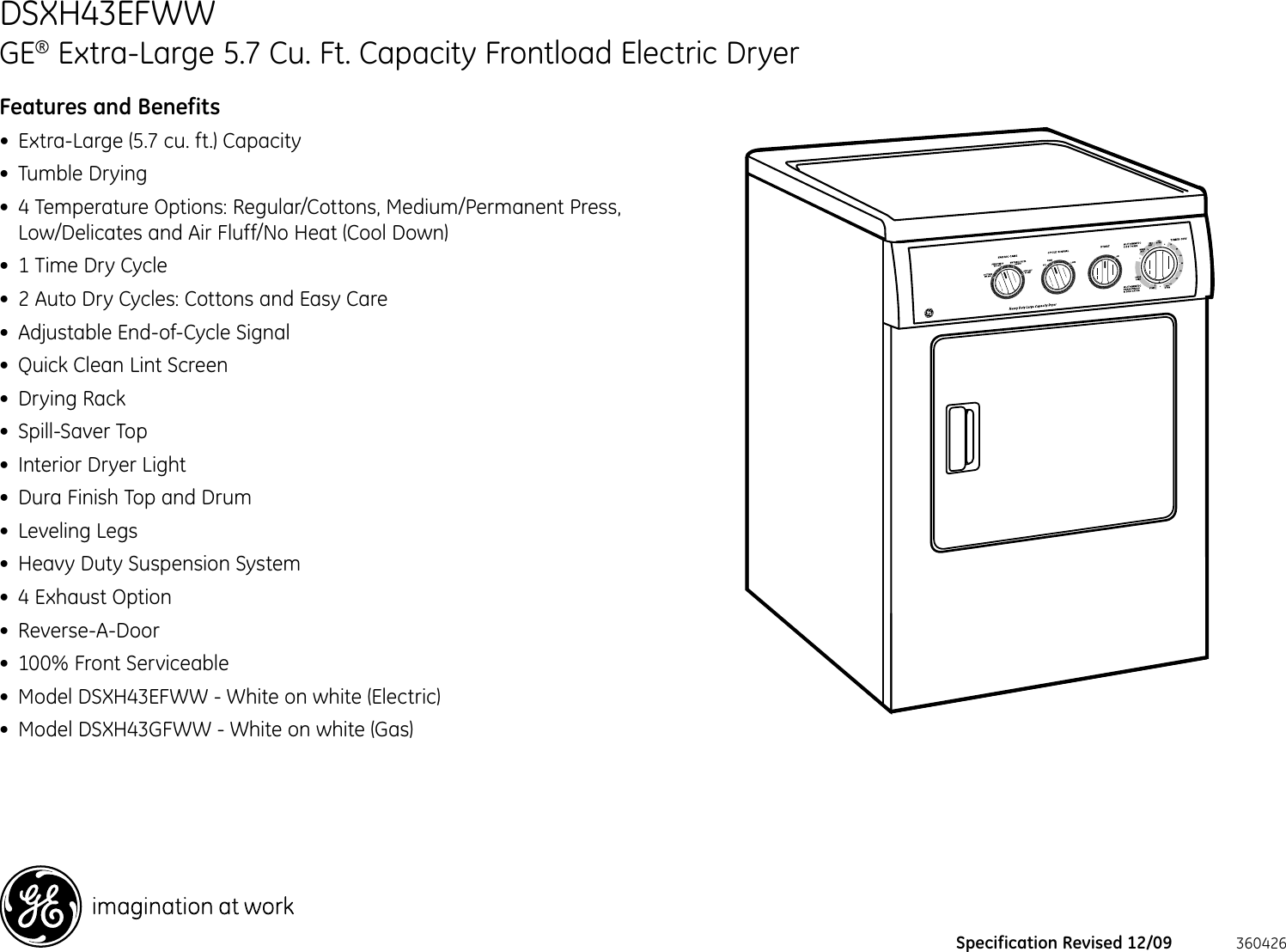 Page 4 of 4 - Ge-Appliances Ge-Appliances-Dsxh43Ef-Users-Manual-  Ge-appliances-dsxh43ef-users-manual