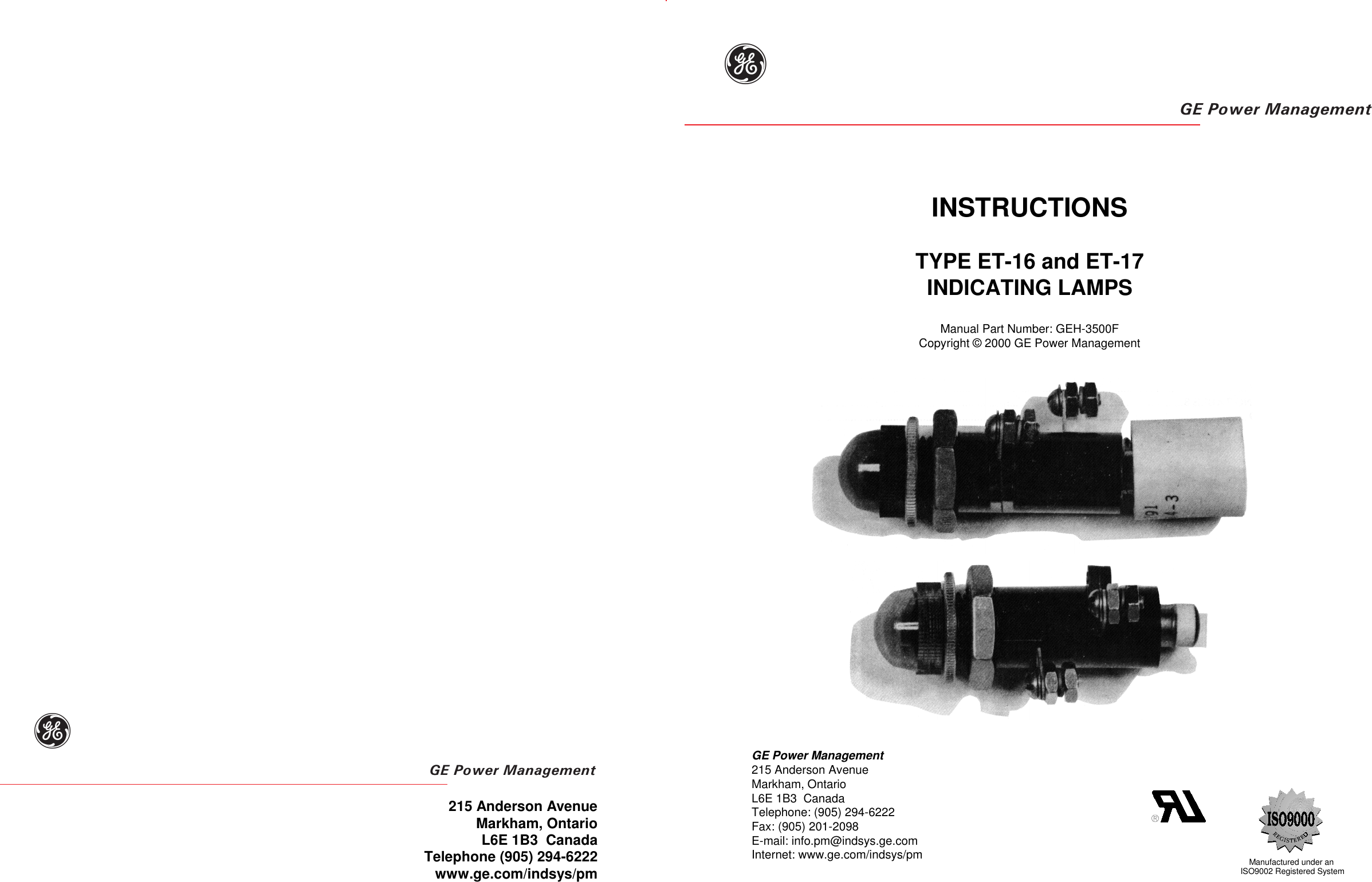 Page 1 of 12 - Ge-Appliances Ge-Appliances-General-Electric-Indoor-Furnishings-Et-16-Users-Manual- Type ET-16 And ET-17 Instructions  Ge-appliances-general-electric-indoor-furnishings-et-16-users-manual