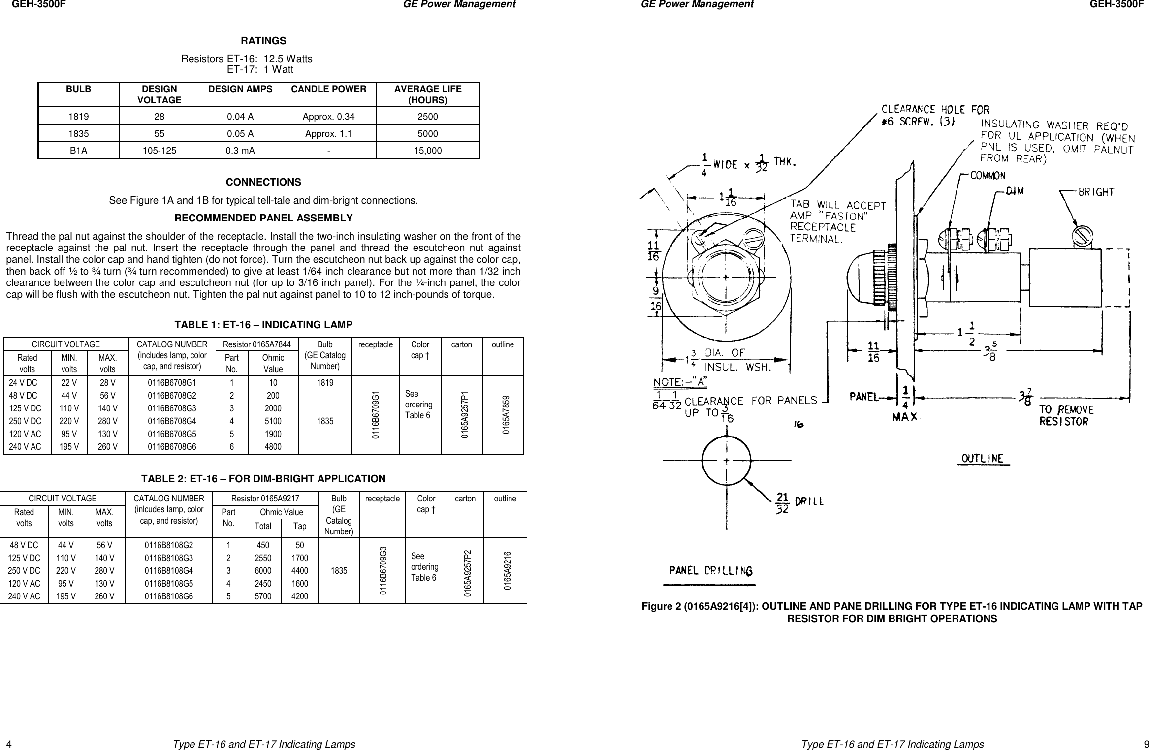 Page 4 of 12 - Ge-Appliances Ge-Appliances-General-Electric-Indoor-Furnishings-Et-16-Users-Manual- Type ET-16 And ET-17 Instructions  Ge-appliances-general-electric-indoor-furnishings-et-16-users-manual