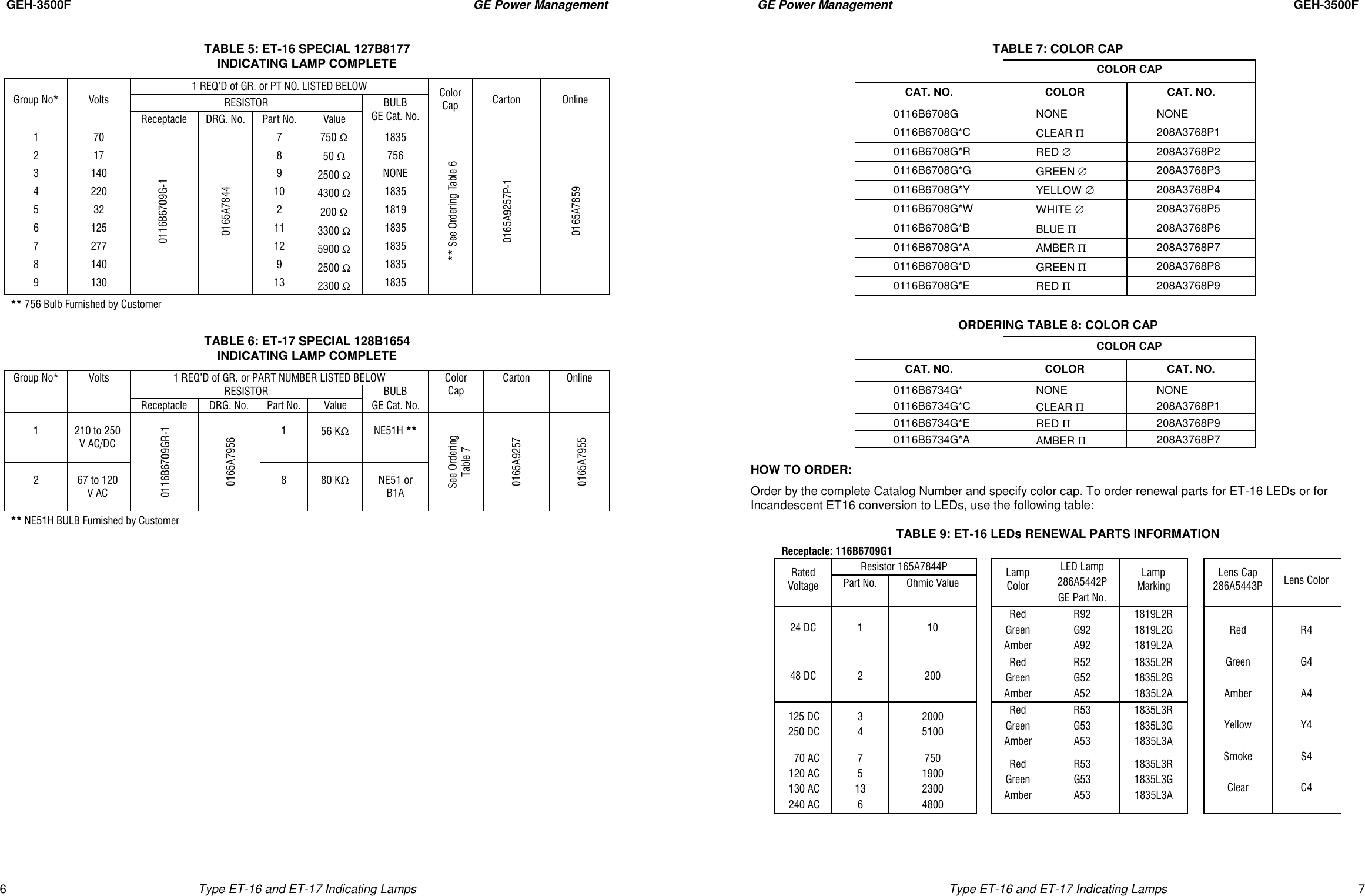 Page 6 of 12 - Ge-Appliances Ge-Appliances-General-Electric-Indoor-Furnishings-Et-16-Users-Manual- Type ET-16 And ET-17 Instructions  Ge-appliances-general-electric-indoor-furnishings-et-16-users-manual