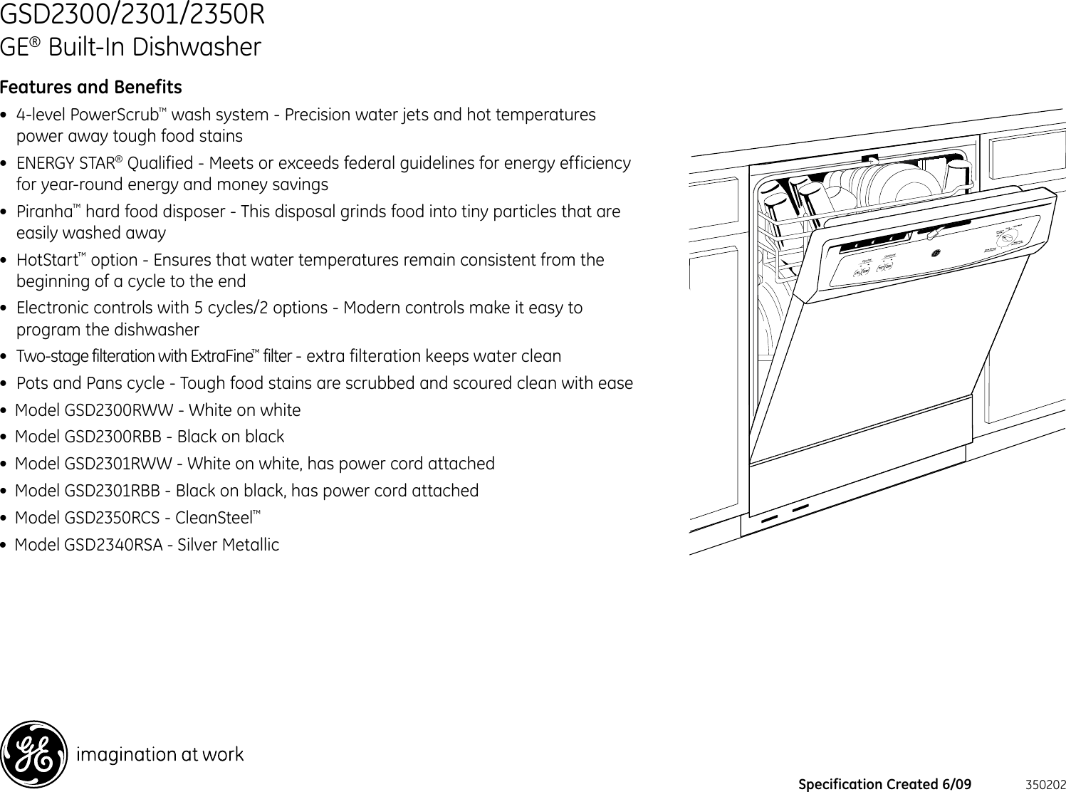 Page 2 of 2 - Ge-Appliances Ge-Appliances-Gsd2300-Users-Manual- 350202_gsd2300_2350r_c2  Ge-appliances-gsd2300-users-manual