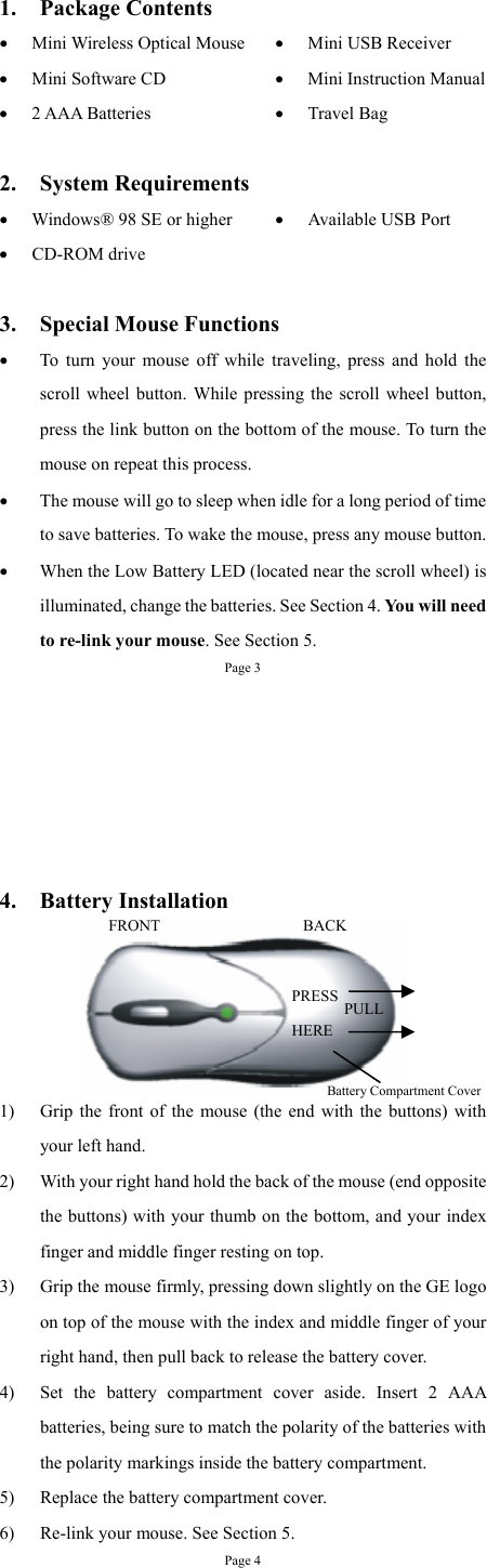 Page 2 of 11 - Ge-Appliances Ge-Appliances-Ho97985-Users-Manual- USB 7IN1 Card Reader Ge-appliances-ho97985-users-manual
