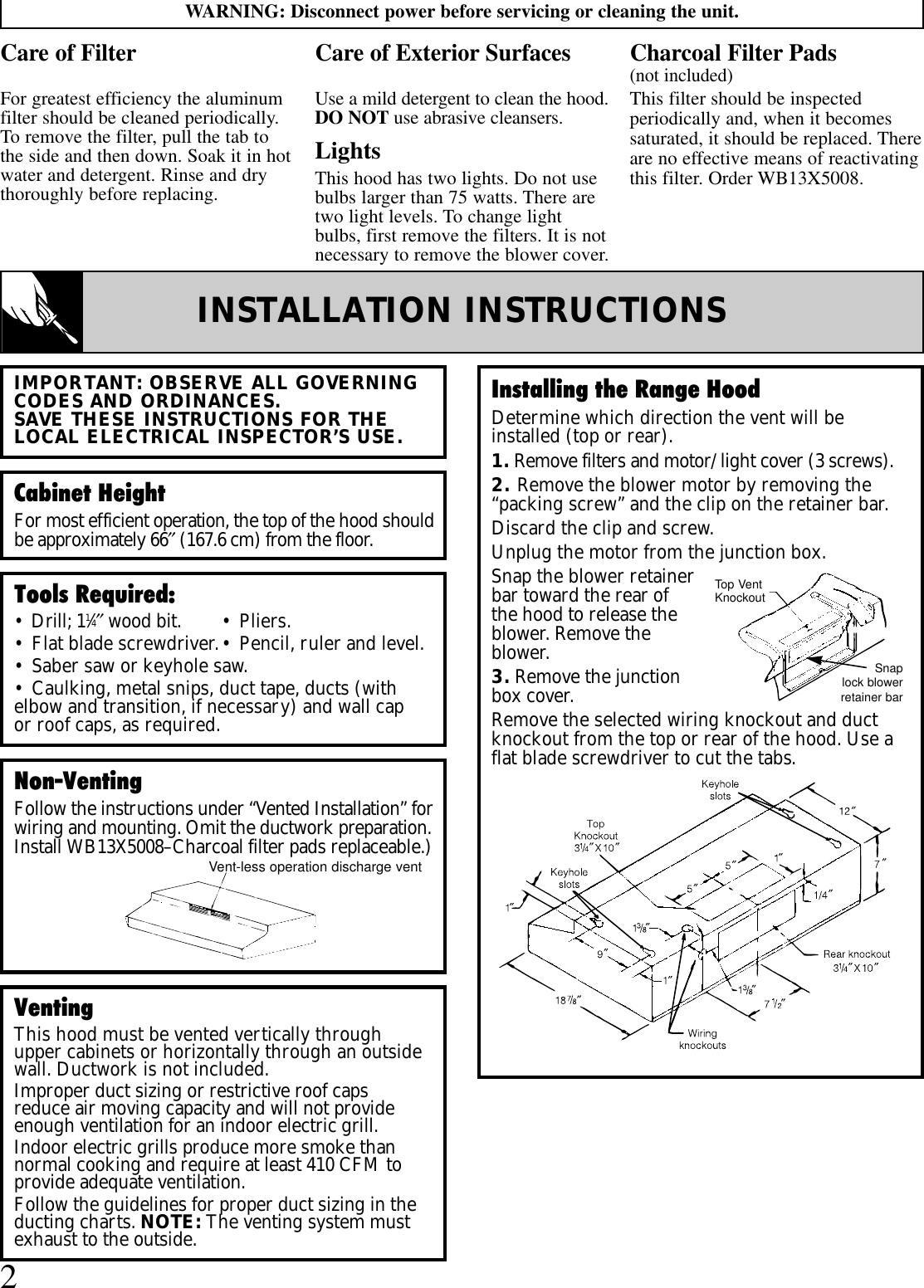 Page 2 of 4 - Ge-Appliances Ge-Appliances-Jv356-30-Users-Manual-  Ge-appliances-jv356-30-users-manual