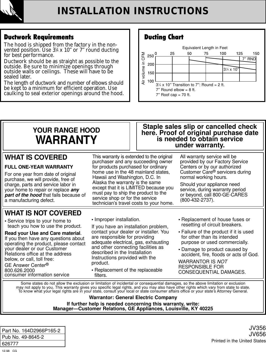 Page 4 of 4 - Ge-Appliances Ge-Appliances-Jv356-30-Users-Manual-  Ge-appliances-jv356-30-users-manual