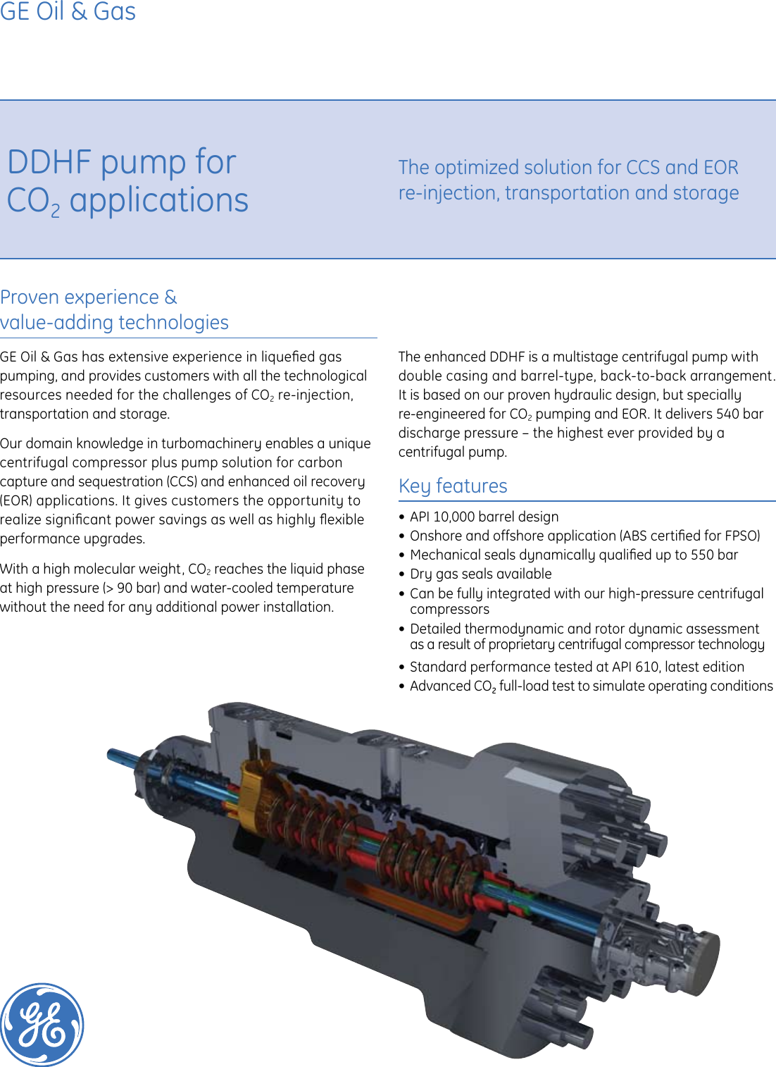 Page 1 of 2 - Ge-Appliances Ge-Ddhf-Multistage-Centrifugal-Pump-Brochure-  Ge-ddhf-multistage-centrifugal-pump-brochure