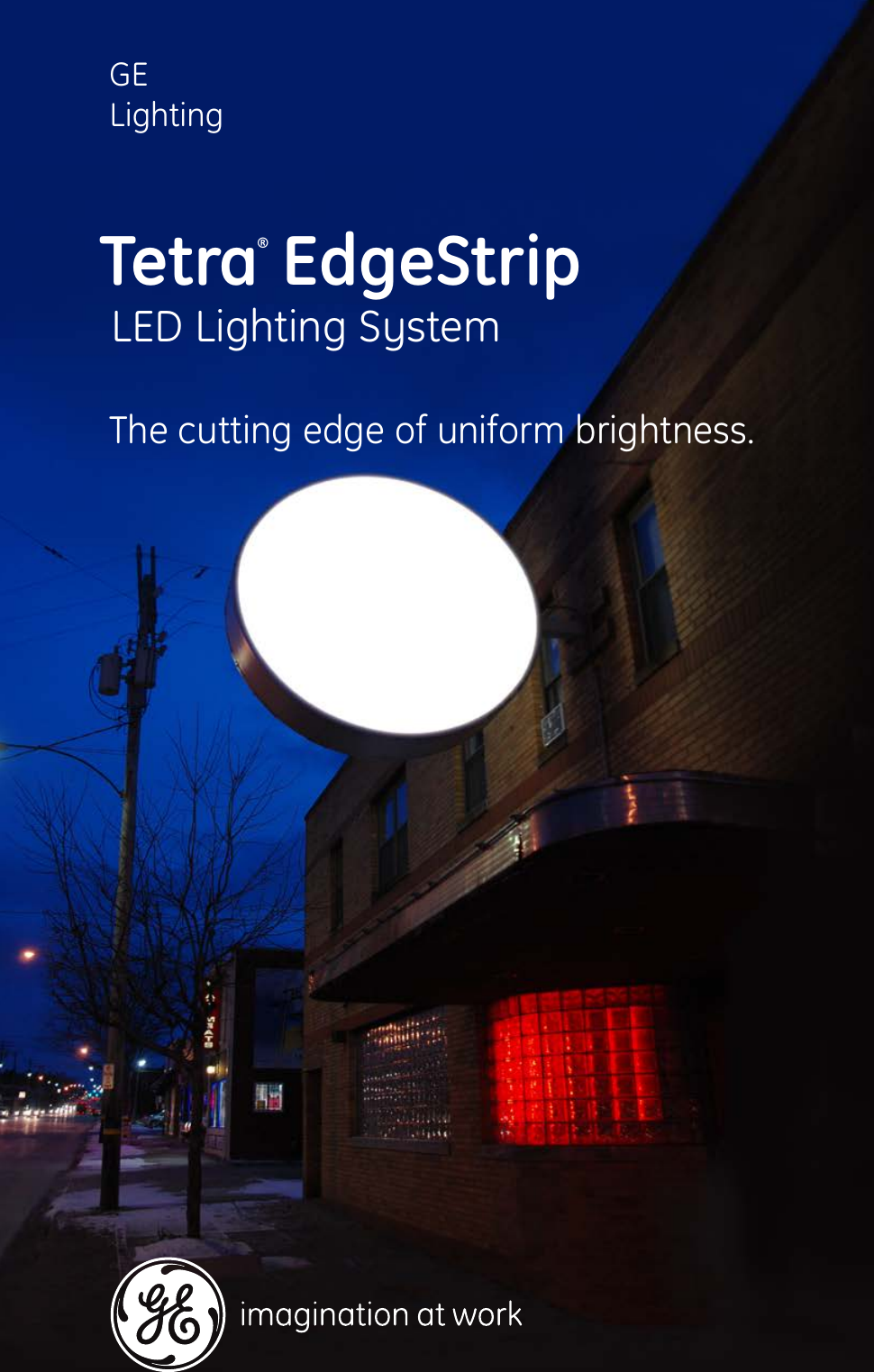 Page 1 of 4 - Ge-Appliances Ge-Edgestrip-And-Edgestrip-Ho-Data-Sheet- GE LED Sign Lighting Fixtures Tetra EdgeStrip DataSheet | 104  Ge-edgestrip-and-edgestrip-ho-data-sheet