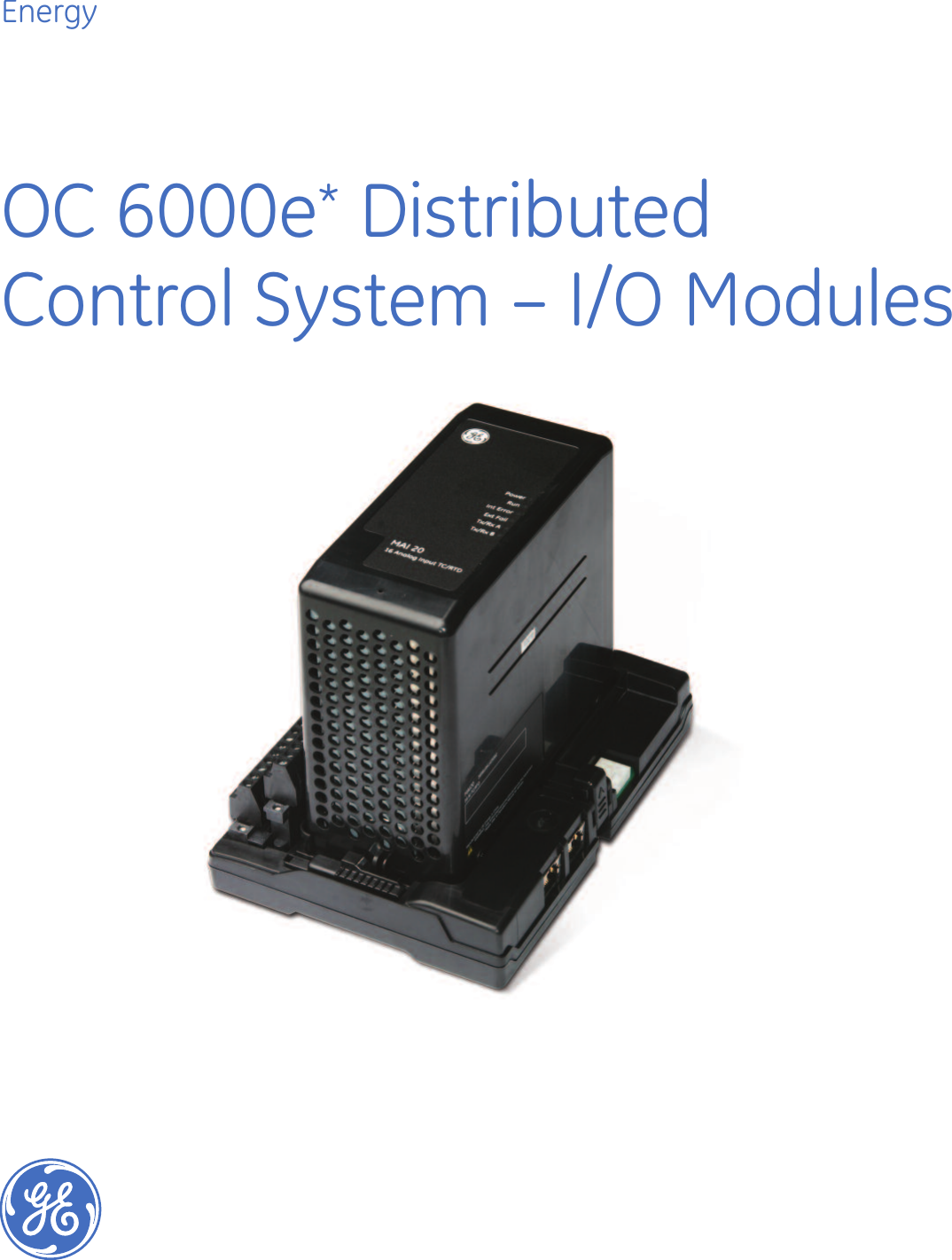 Ge Appliances Oc6000E Turbine Control Brochure