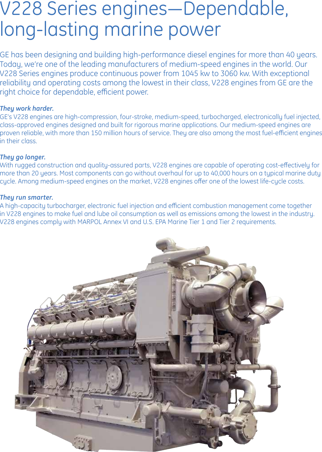 Page 2 of 6 - Ge-Appliances Ge-V228-Series-Diesel-Engines-Users-Manual-  Ge-v228-series-diesel-engines-users-manual