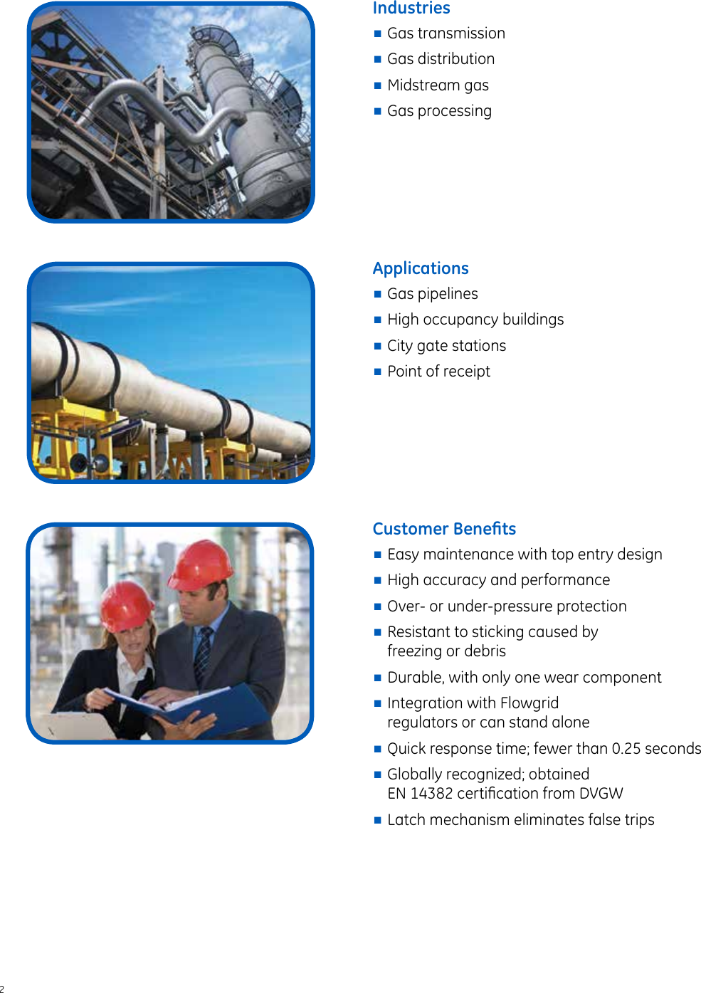 Page 2 of 8 - Ge-Appliances Ge-Valve-Regulators-Mooney-Flowgrid-Slam-Brochure-  Ge-valve-regulators-mooney-flowgrid-slam-brochure