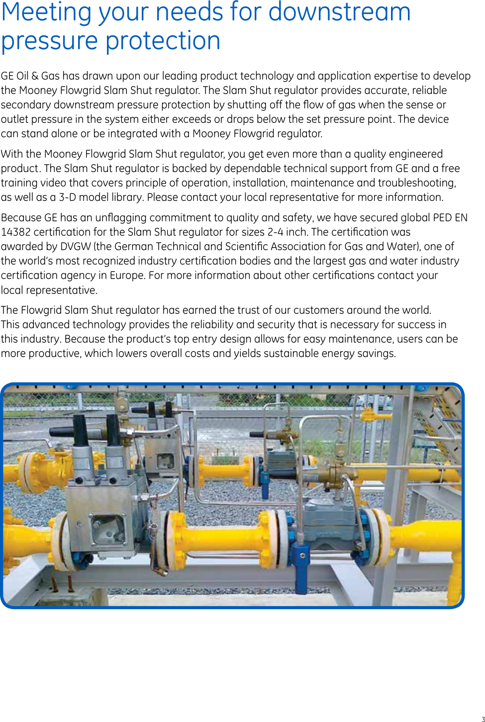 Page 3 of 8 - Ge-Appliances Ge-Valve-Regulators-Mooney-Flowgrid-Slam-Brochure-  Ge-valve-regulators-mooney-flowgrid-slam-brochure