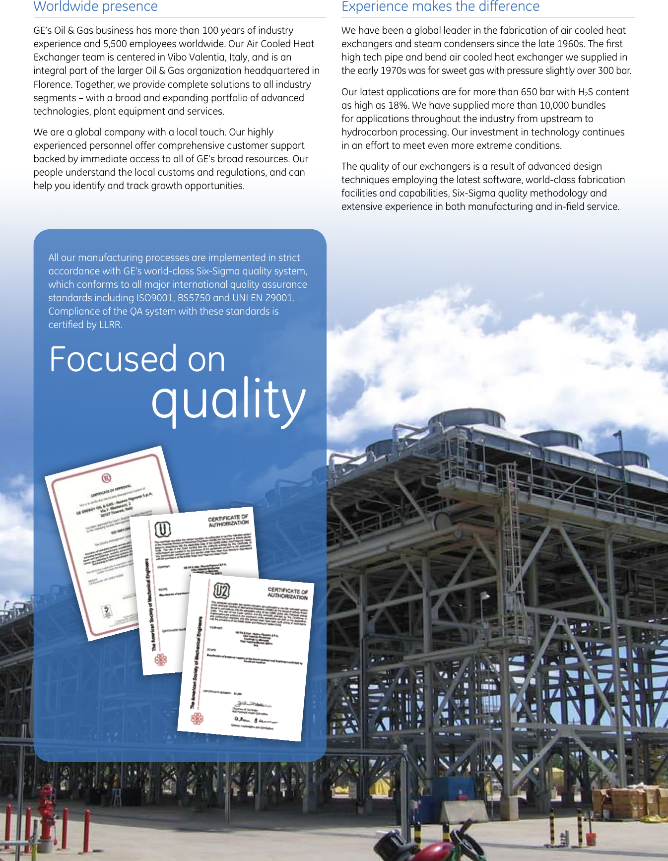 Page 3 of 11 - Ge Ge-Air-Cooled-Heat-Exchangers-Brochure-  Ge-air-cooled-heat-exchangers-brochure