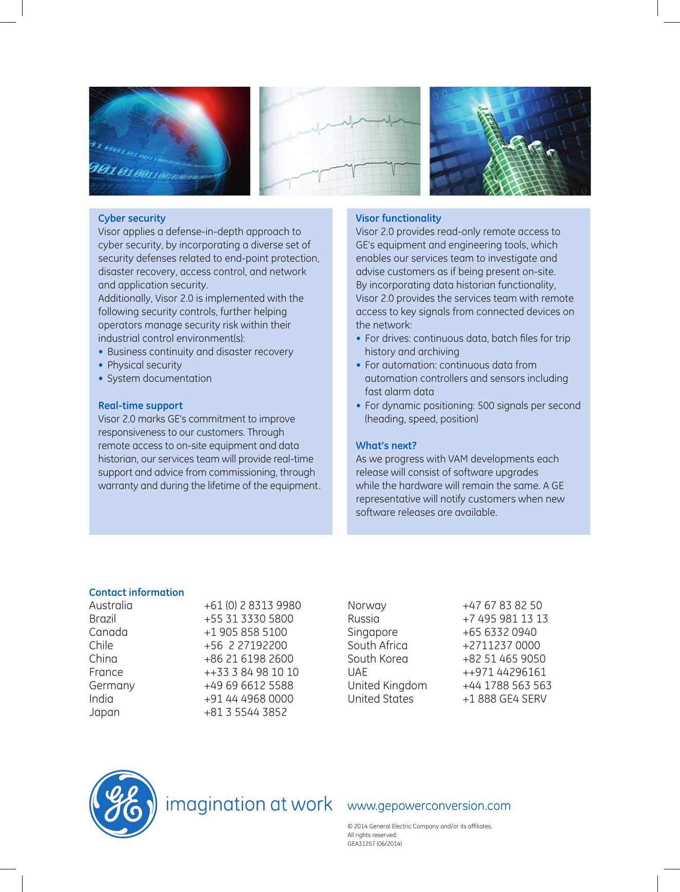 Page 2 of 2 - Ge Ge-Visor-2-0-Data-Sheet-  Ge-visor-2-0-data-sheet