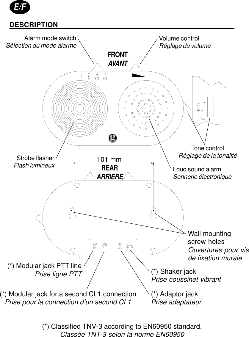 Page 2 of 6 - Geemarc Geemarc-Telephone-Ring-Amplifier-And-Flasher-Cl1-Users-Manual- UGBB100FT  Geemarc-telephone-ring-amplifier-and-flasher-cl1-users-manual