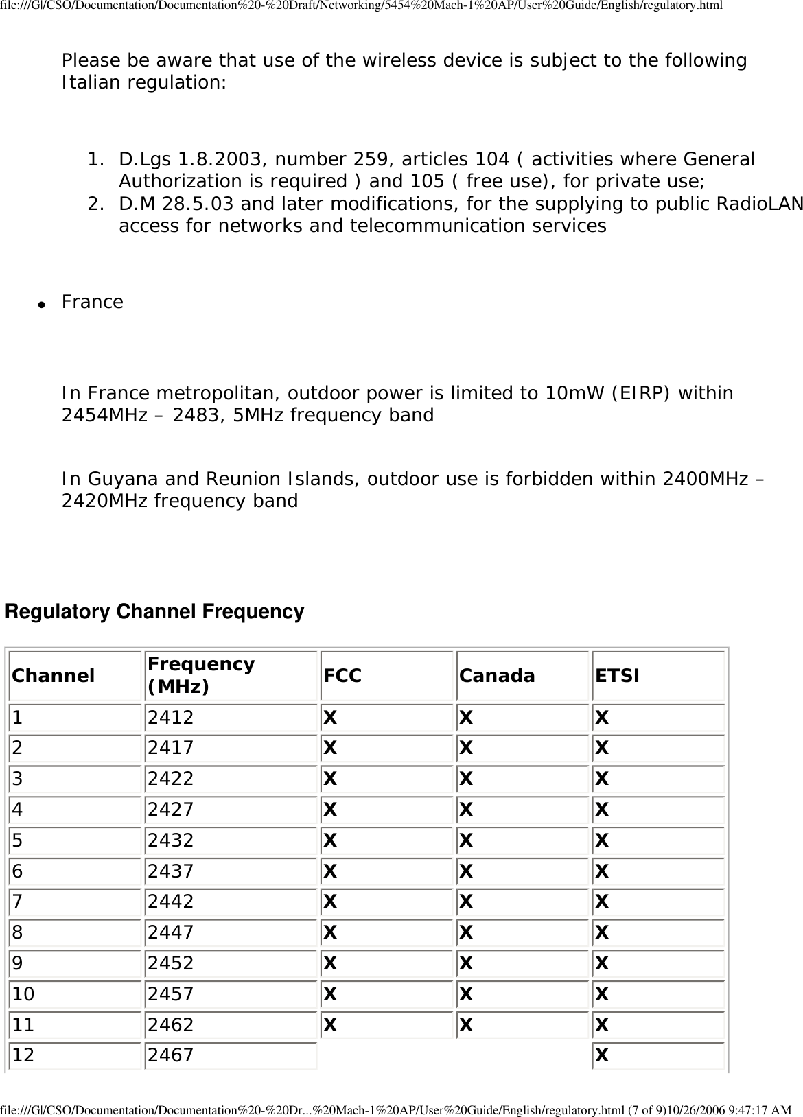 Page 119 of GemTek Technology A950630GN USRobotics Wireless Nd1 Access Point User Manual Manual