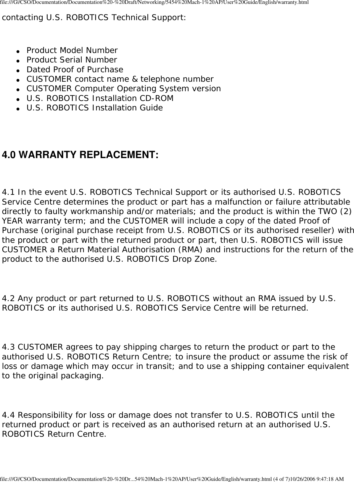 Page 127 of GemTek Technology A950630GN USRobotics Wireless Nd1 Access Point User Manual Manual
