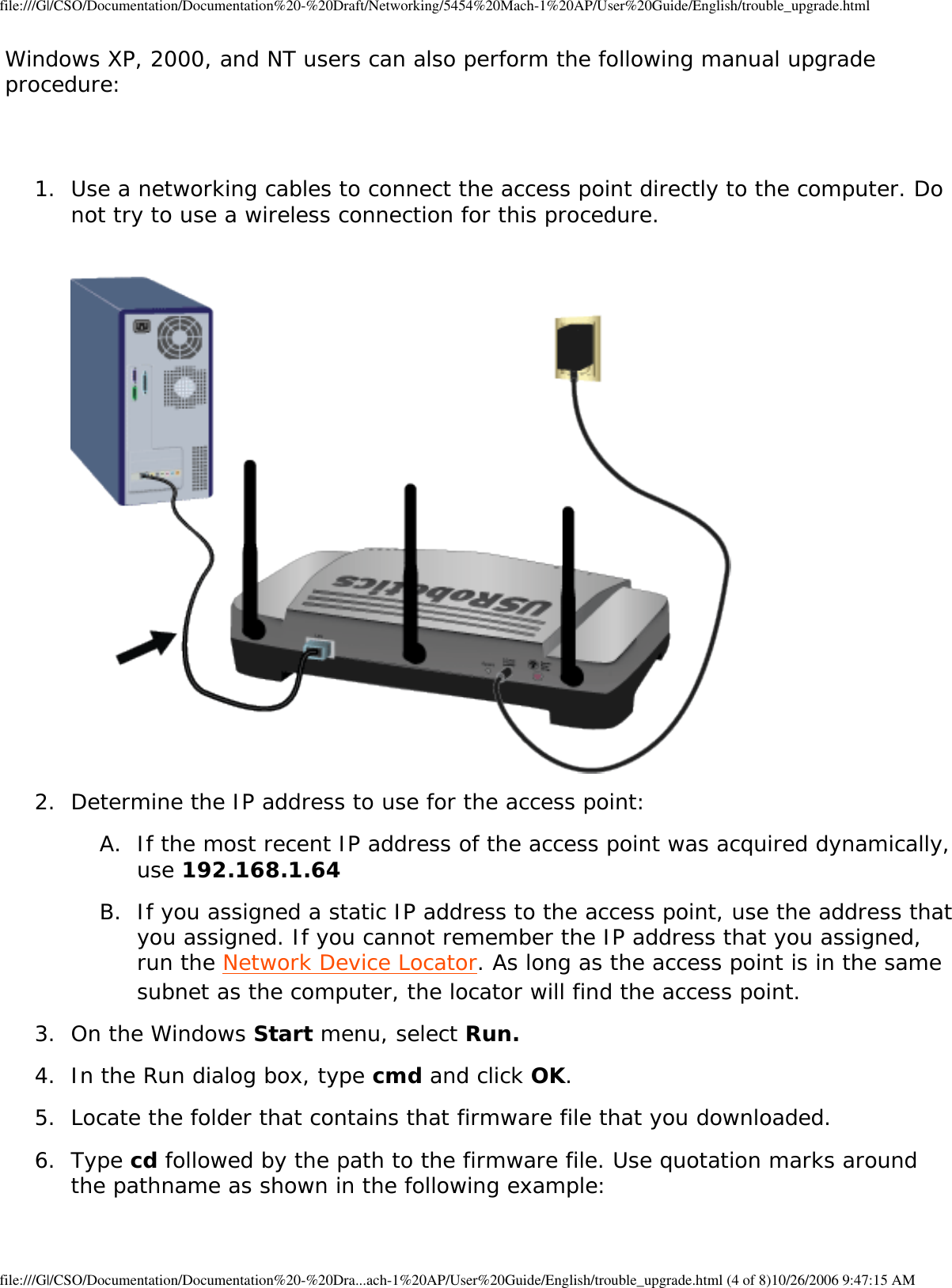 Page 96 of GemTek Technology A950630GN USRobotics Wireless Nd1 Access Point User Manual Manual