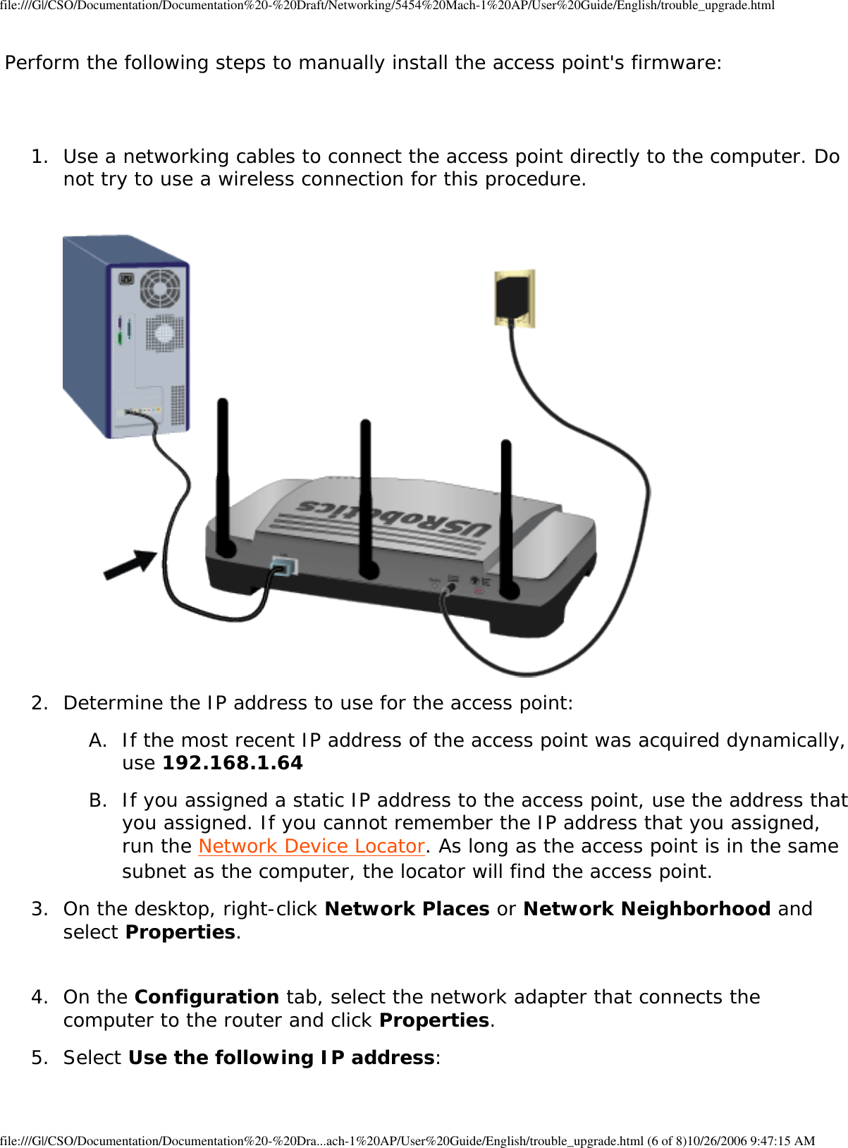 Page 98 of GemTek Technology A950630GN USRobotics Wireless Nd1 Access Point User Manual Manual