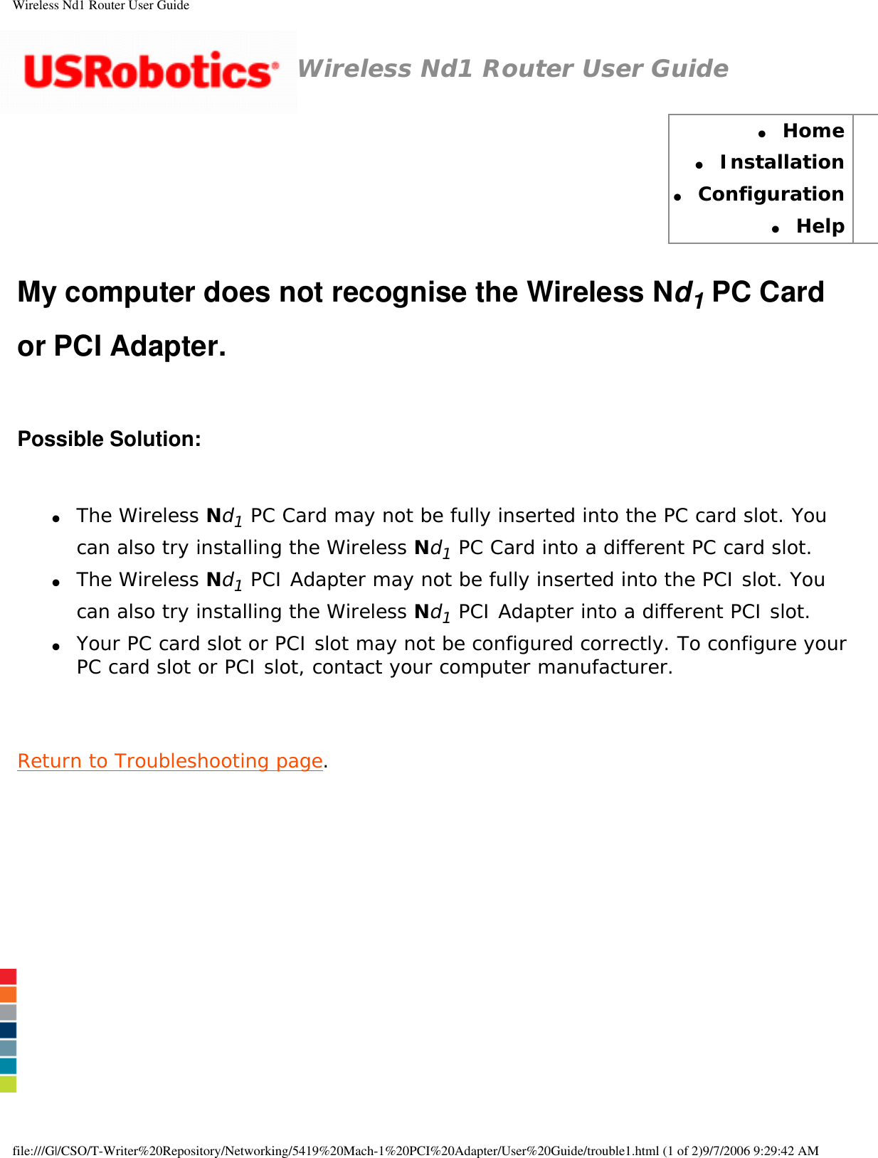 Page 34 of GemTek Technology C950622G Wireless Nd1 PC Card User Manual Wireless Nd1 PC Card and PCI Adapter