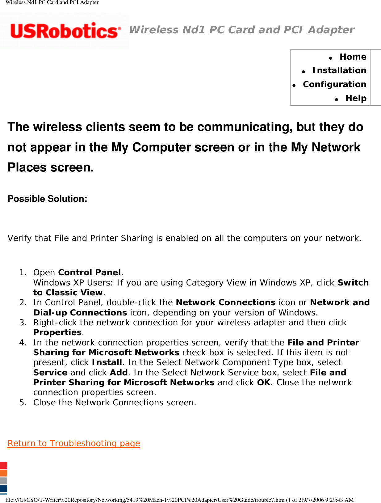 Page 44 of GemTek Technology C950622G Wireless Nd1 PC Card User Manual Wireless Nd1 PC Card and PCI Adapter