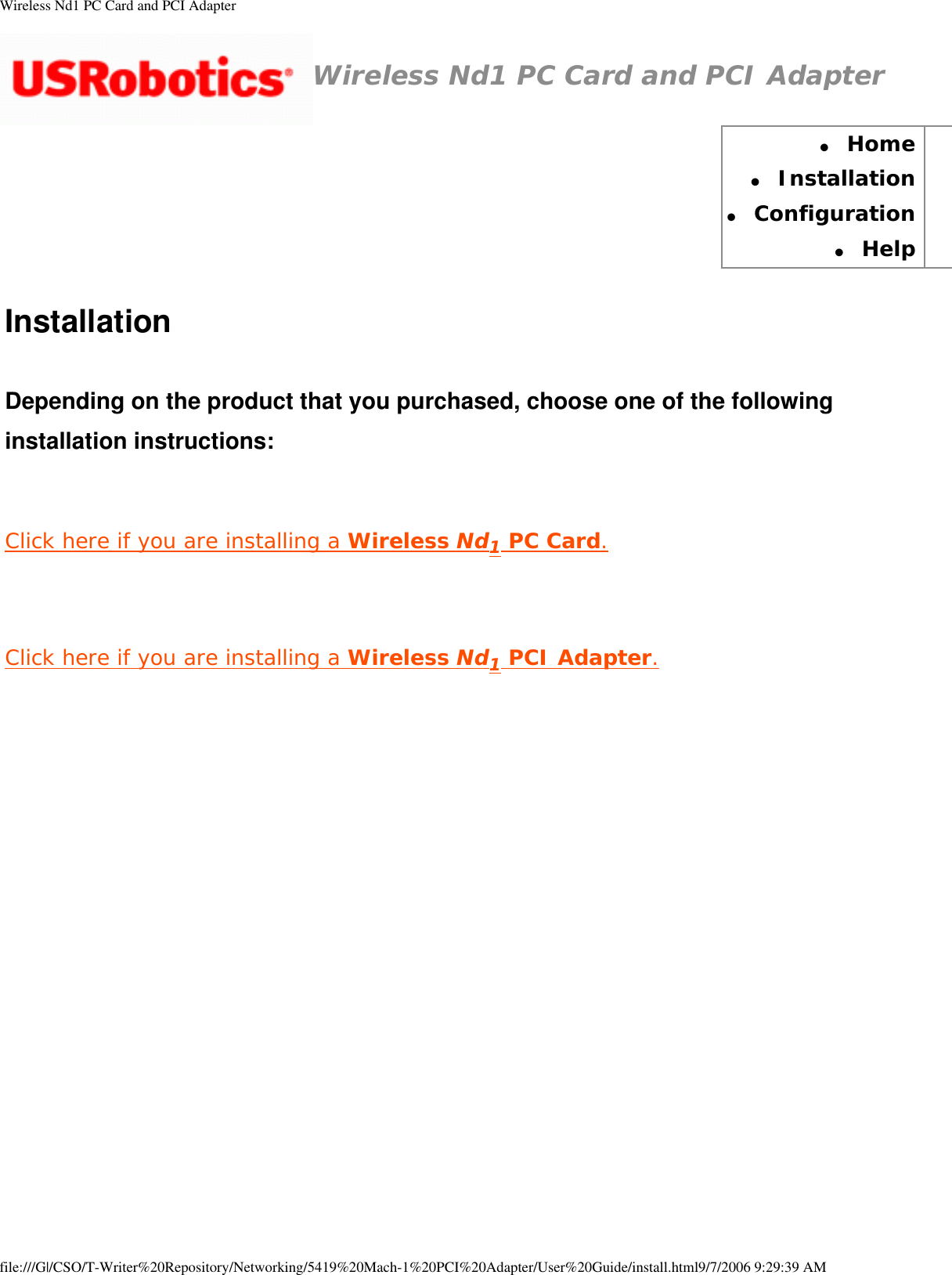 Page 5 of GemTek Technology C950622G Wireless Nd1 PC Card User Manual Wireless Nd1 PC Card and PCI Adapter
