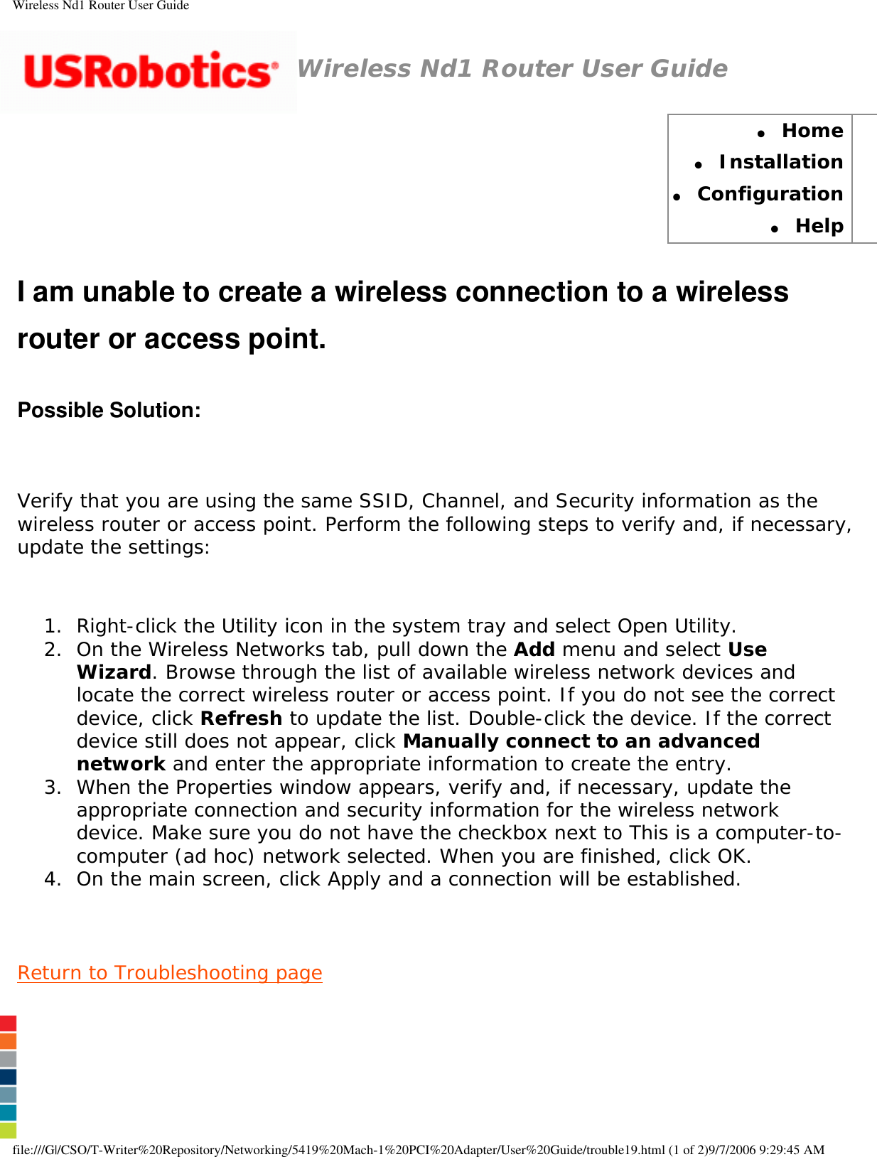 Page 58 of GemTek Technology C950622G Wireless Nd1 PC Card User Manual Wireless Nd1 PC Card and PCI Adapter
