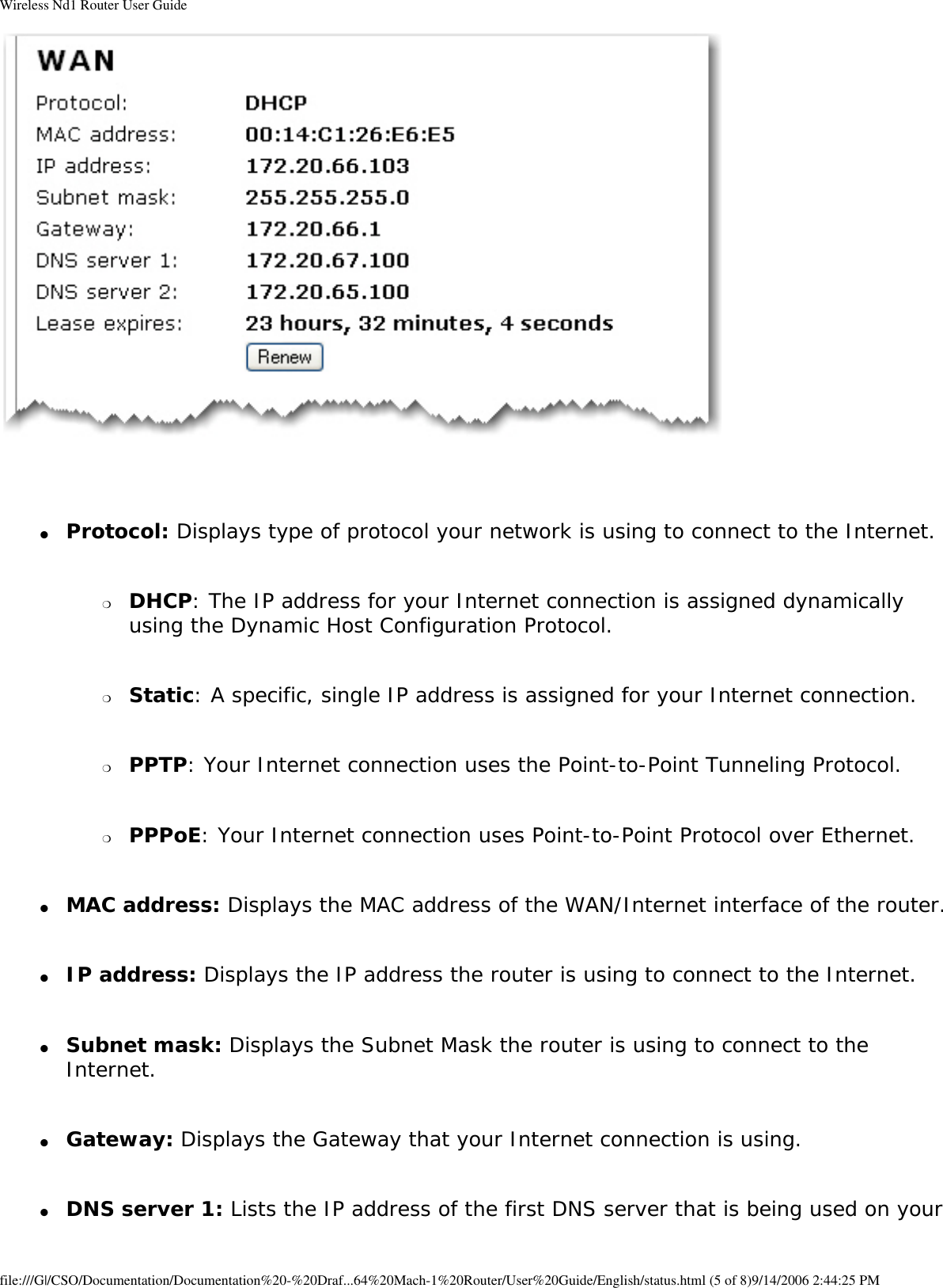 Page 78 of GemTek Technology R950630GN USRobotics Wireless Nd1 Router User Manual Wireless Nd1 Router User Guide