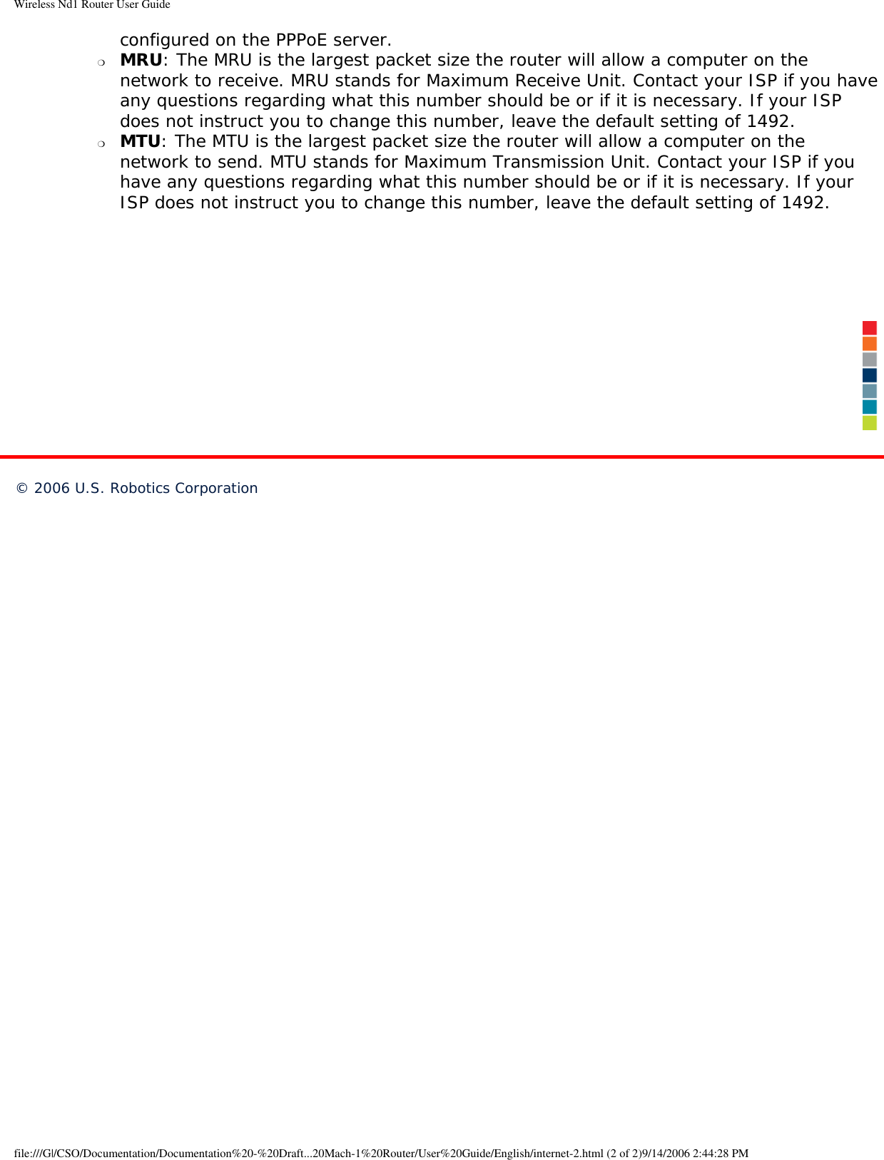 Page 15 of GemTek Technology R950630GN USRobotics Wireless Nd1 Router User Manual Wireless Nd1 Router User Guide