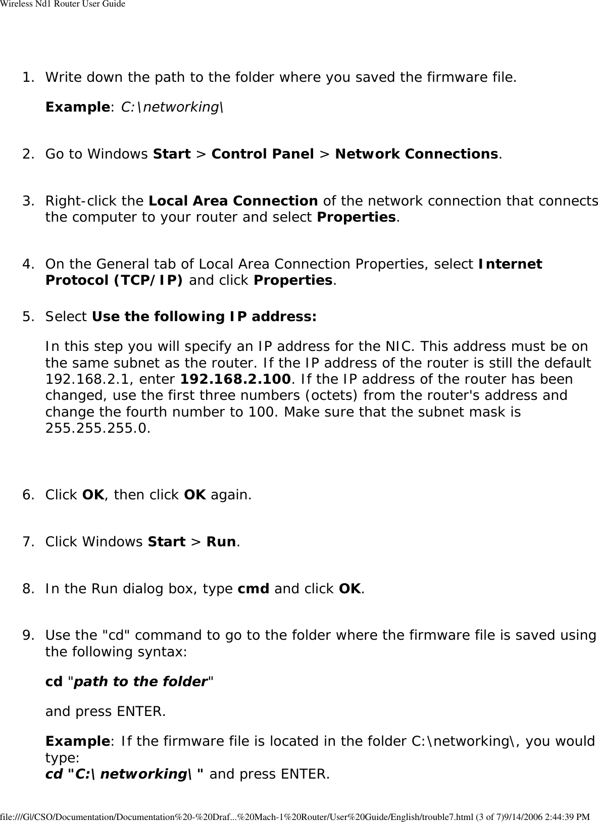 Page 12 of GemTek Technology R950630GN USRobotics Wireless Nd1 Router User Manual Wireless Nd1 Router User Guide