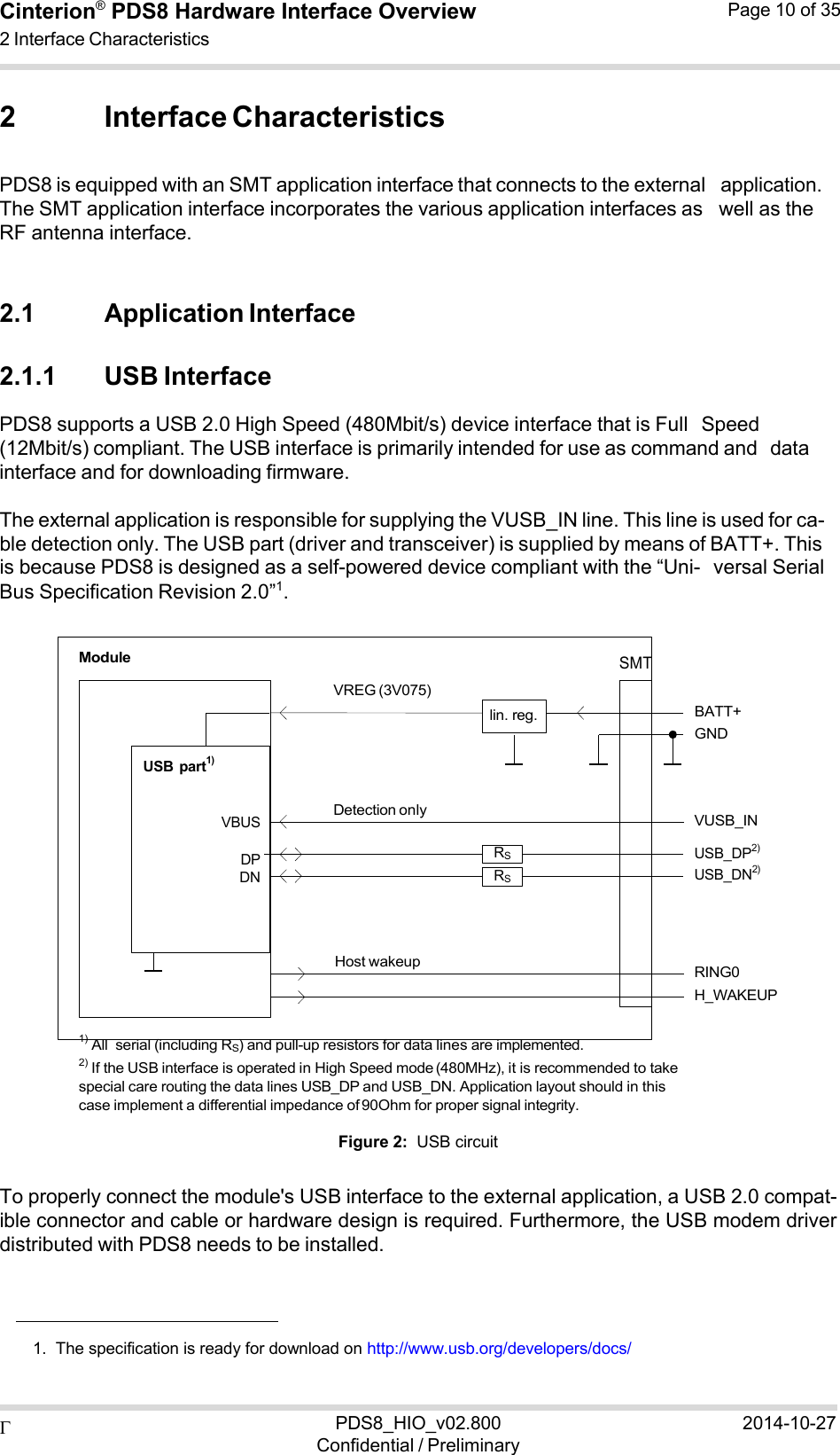 Gemalto M2M PDS8 GSM WCDMA Module User Manual PDS8 Rev 1