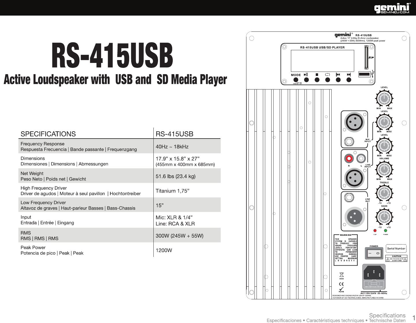 Gemini Rs 415usb User Manual To The 3ed2df73 9a 405f de 23e5ae4ab4cb