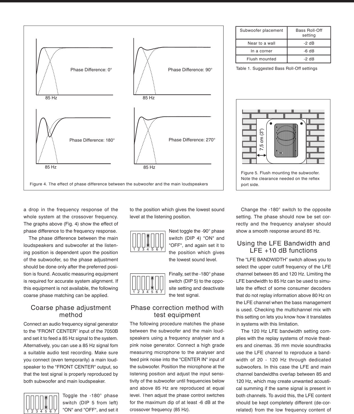 Page 4 of 6 - Genelec Genelec-7050B-Users-Manual- 7050B Op-man Genelec-7050b-users-manual