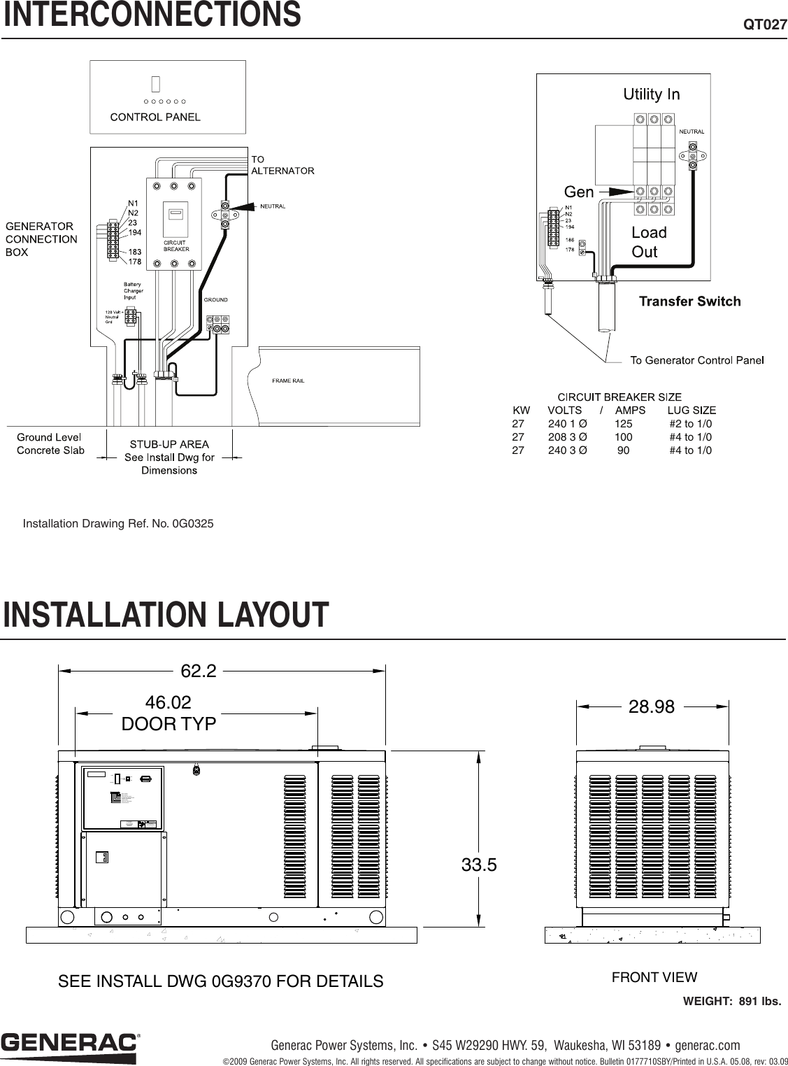 Page 4 of 4 - Generac-Power-Systems Generac-Power-Systems-Generac-Liquid-Cooled-Gas-Engine-Generator-Sets-Qt027-Users-Manual-  Generac-power-systems-generac-liquid-cooled-gas-engine-generator-sets-qt027-users-manual
