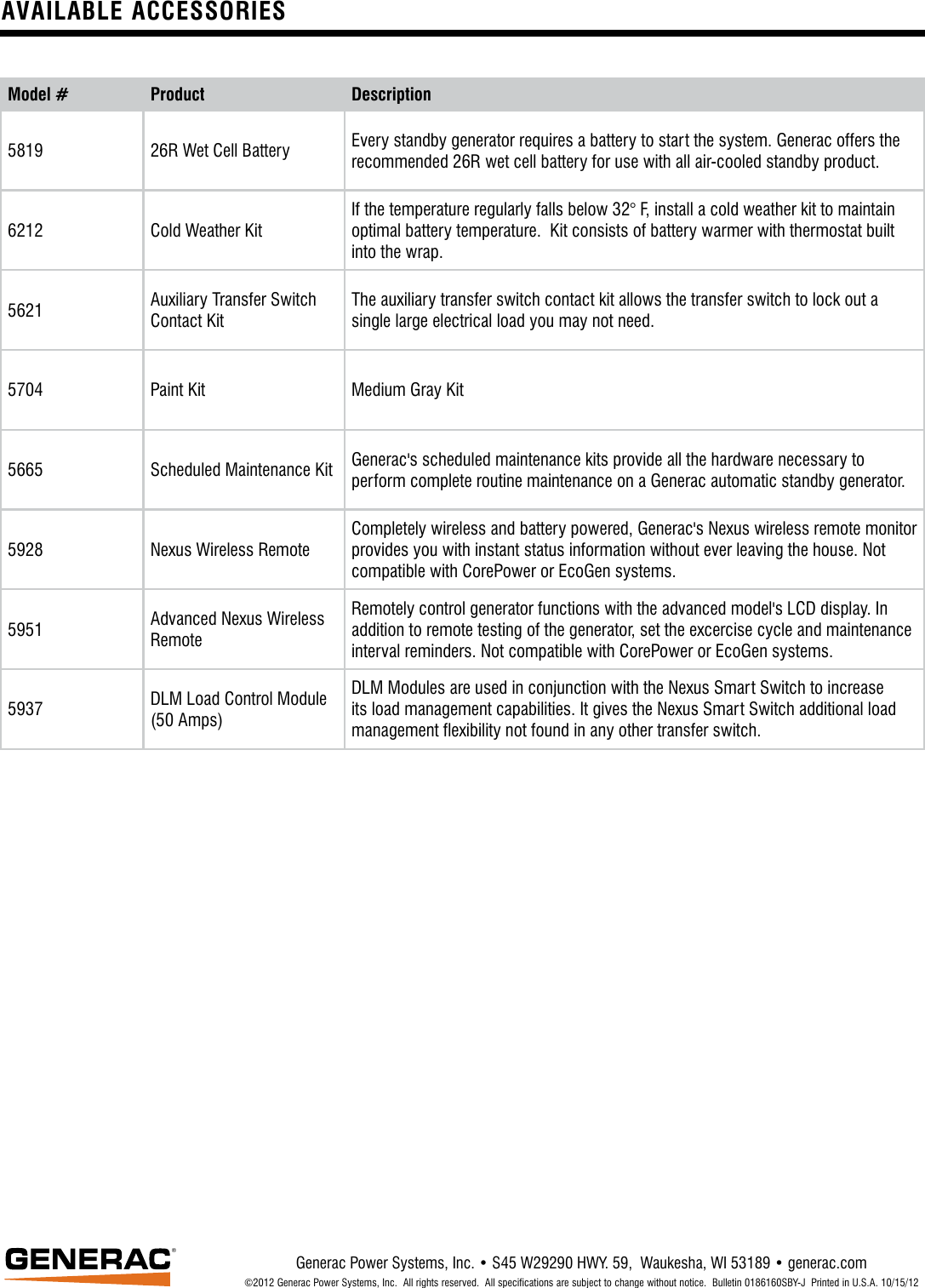 Page 5 of 5 - Generac Generac-005875-1-Users-Manual-  Generac-005875-1-users-manual