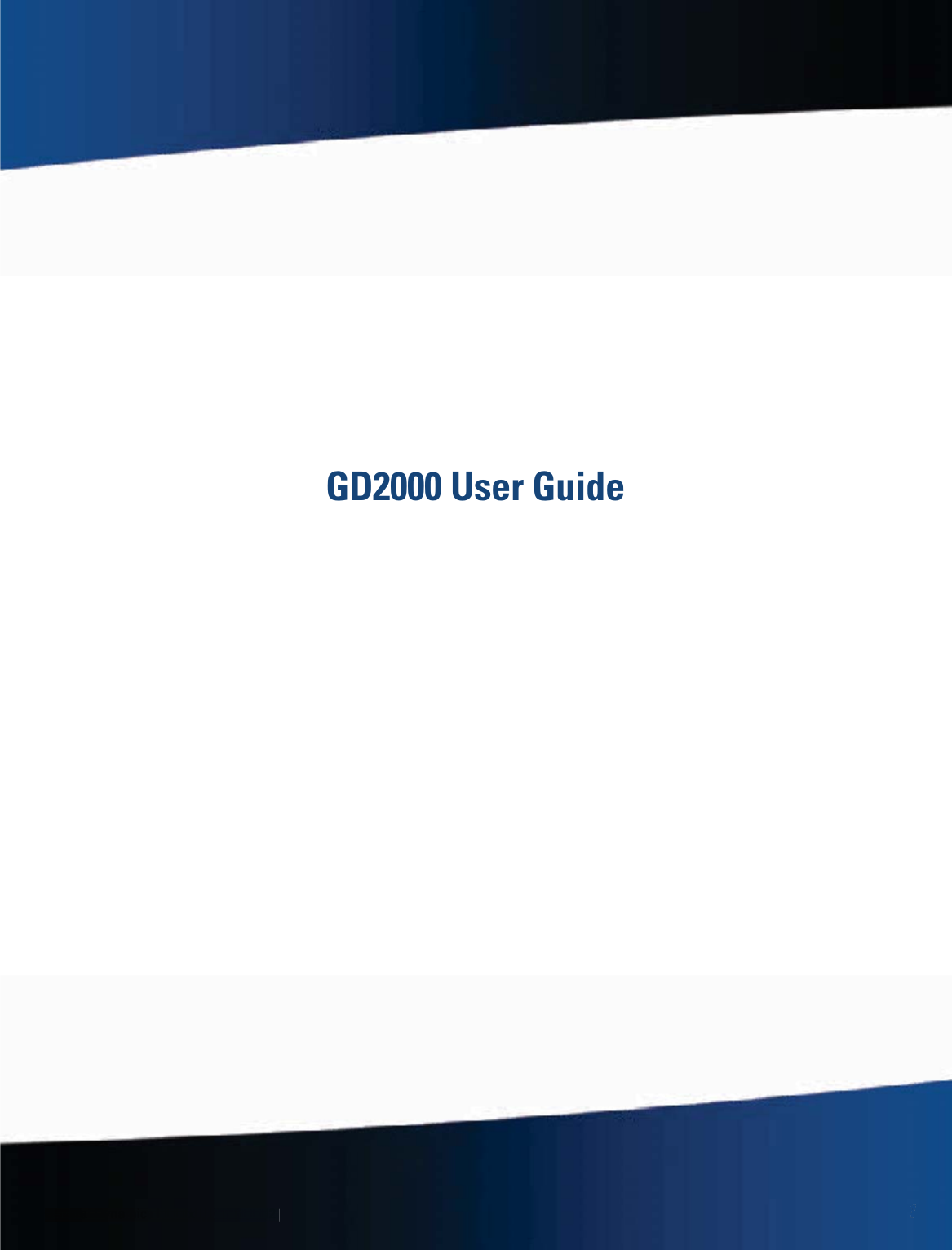 General Dynamics Itronix | 72-0139-002  GD2000 User GuideGeneral Dynamics Itronix | 722-01339-002 