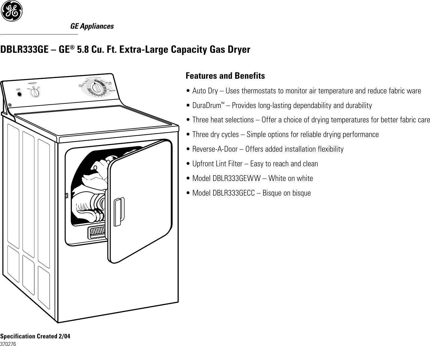Page 2 of 2 - General-Electric 370276_dblr333ge_c2 00370276