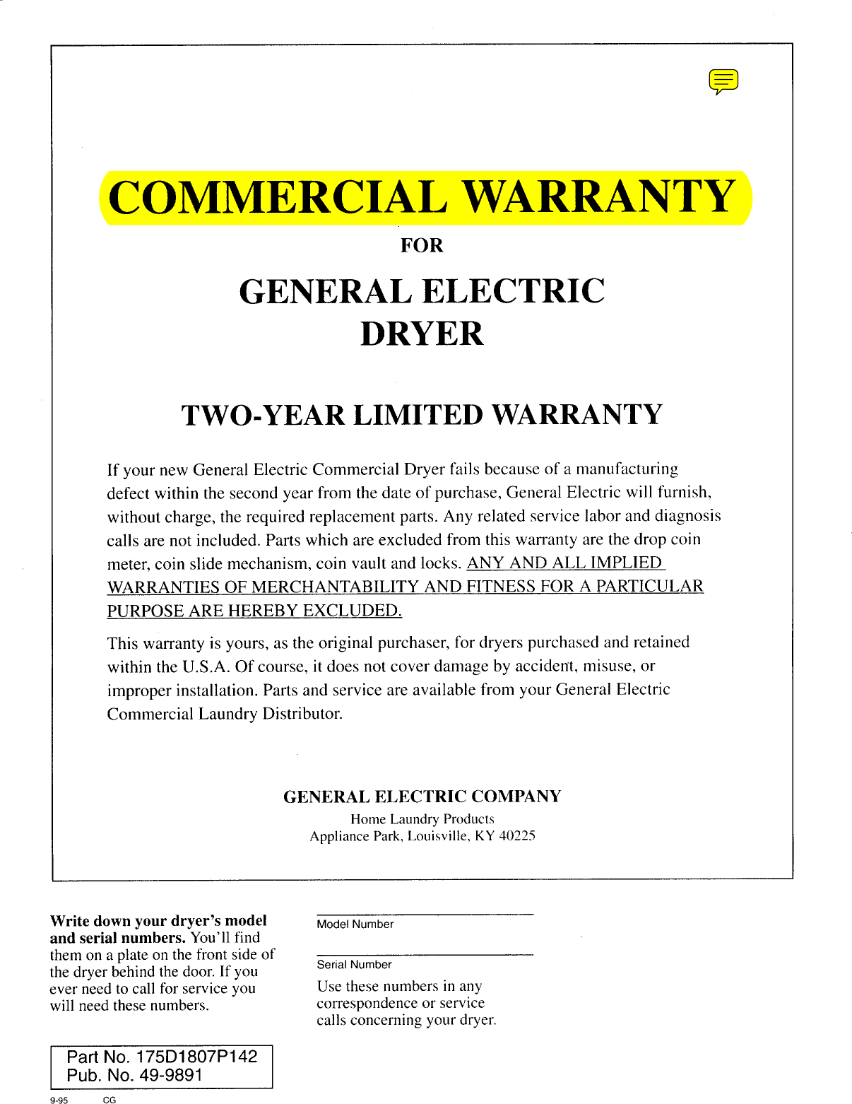 Page 6 of 6 - General-Electric 1.01 961560026