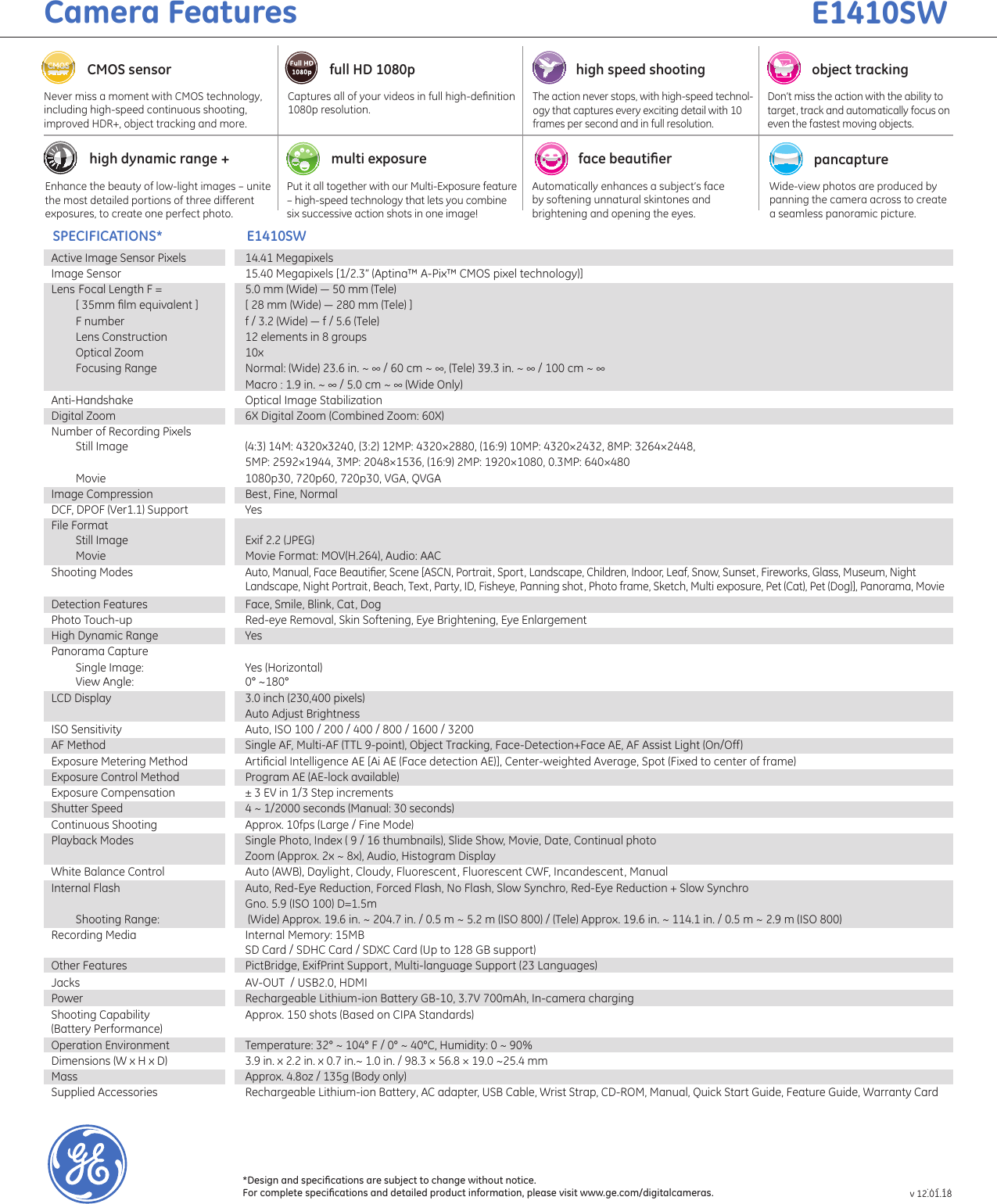 Page 2 of 2 - General-Imaging-Gic General-Imaging-Gic-E1410Sw-Brochure- GE_E1410SW_SS  General-imaging-gic-e1410sw-brochure