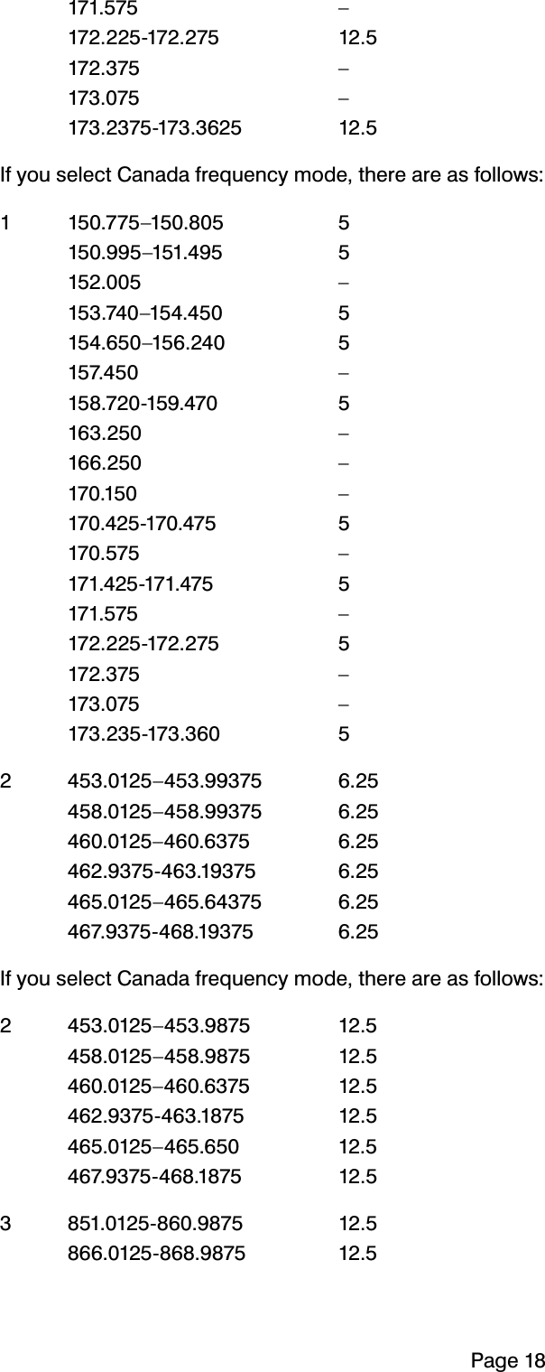 3DJH&sup2;&sup2;&sup2;   ,I\RXVHOHFW&amp;DQDGDIUHTXHQF\PRGHWKHUHDUHDVIROORZV&sup2;&sup2;&sup2;&sup2;&sup2;&sup2;&sup2;&sup2;&sup2;&sup2;&sup2;&sup2;&sup2;   &sup2;&sup2;&sup2;&sup2;   ,I\RXVHOHFW&amp;DQDGDIUHTXHQF\PRGHWKHUHDUHDVIROORZV&sup2;&sup2;&sup2;&sup2;   