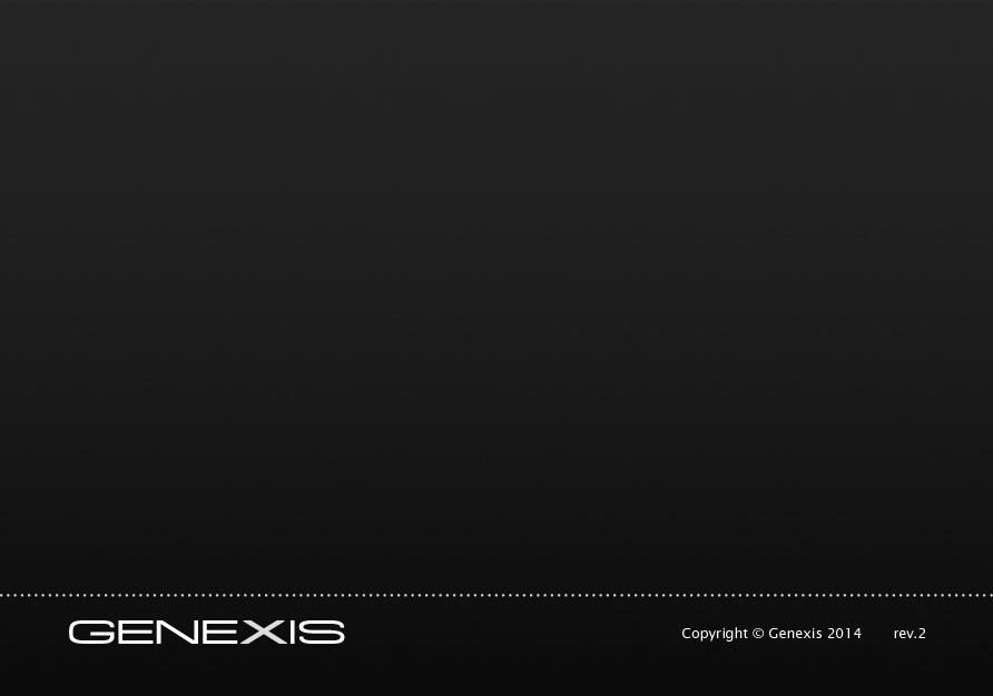 Copyright &copy; Genexis 2014       rev.2