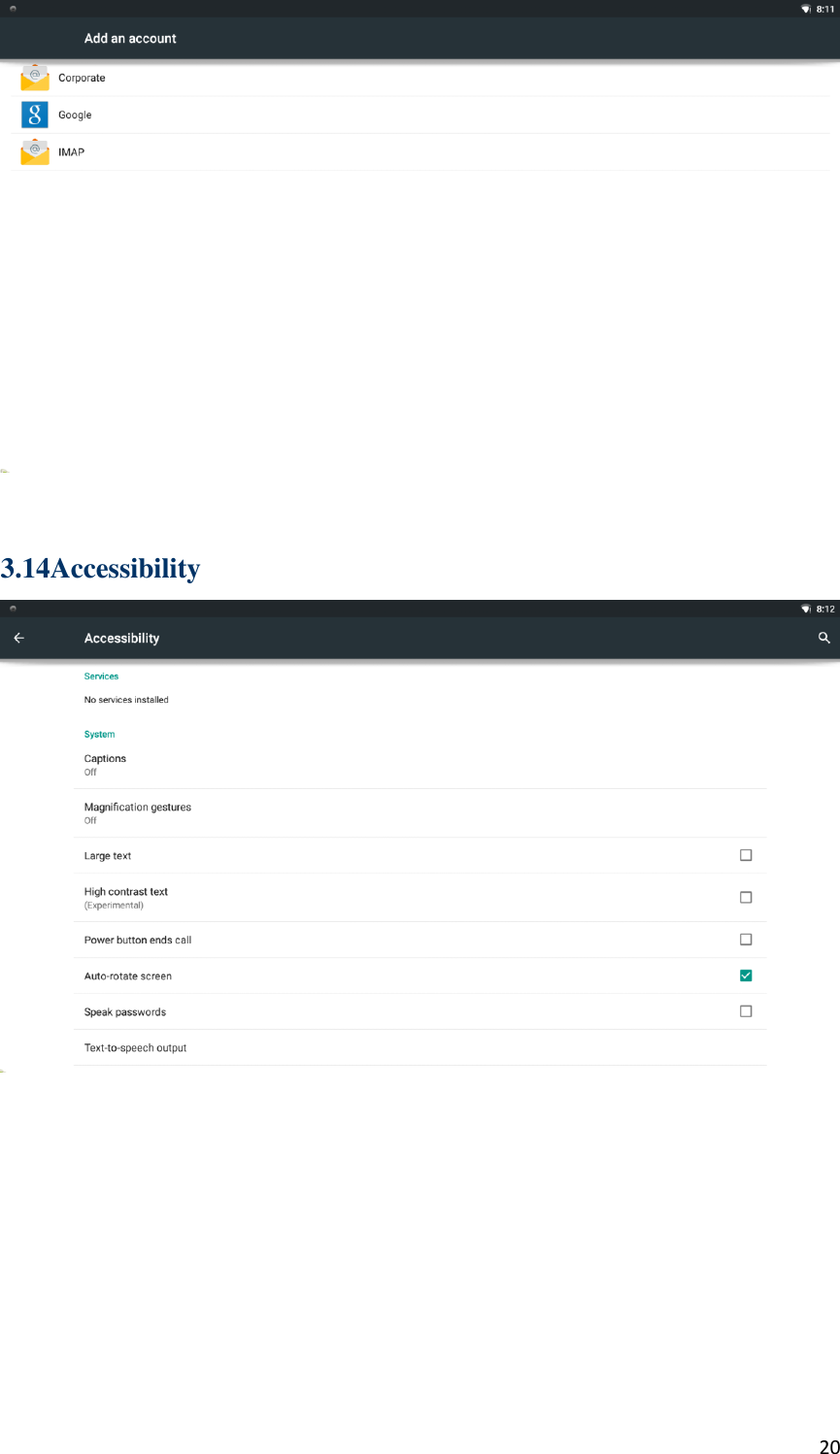  20    3.14Accessibility        