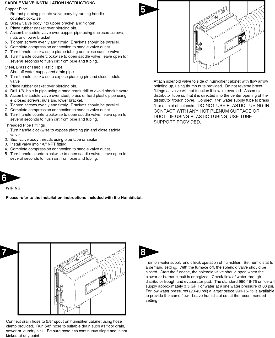 Page 2 of 8 - Genie 1042 User Manual  GENERALAIRE HUMIDIFIER - Manuals And Guides L1002553